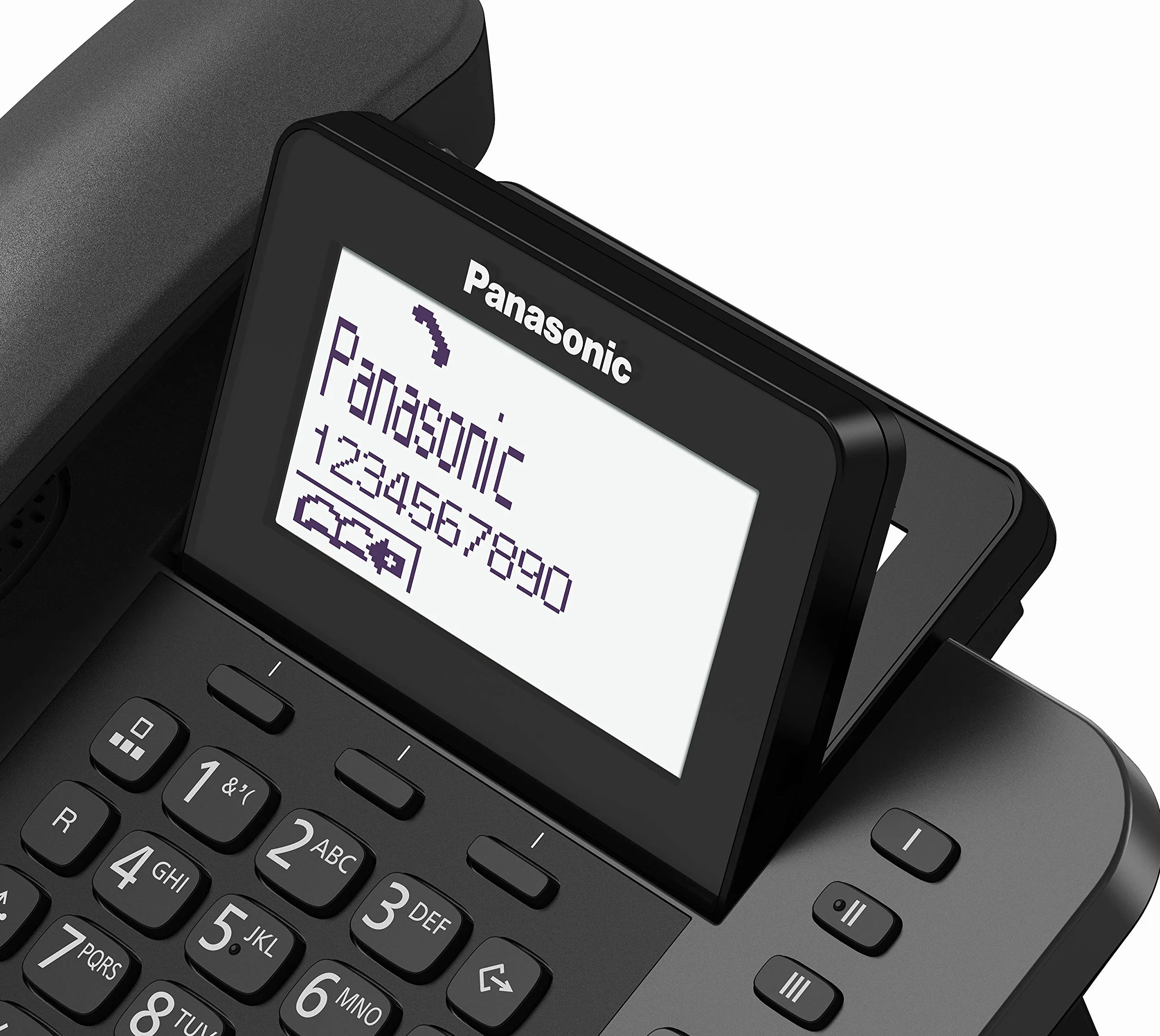 Panasonic Telefon KX-TGF320EXM - telefony (DECT, biurko, czarny, LCD, AAA, polifoniczny)