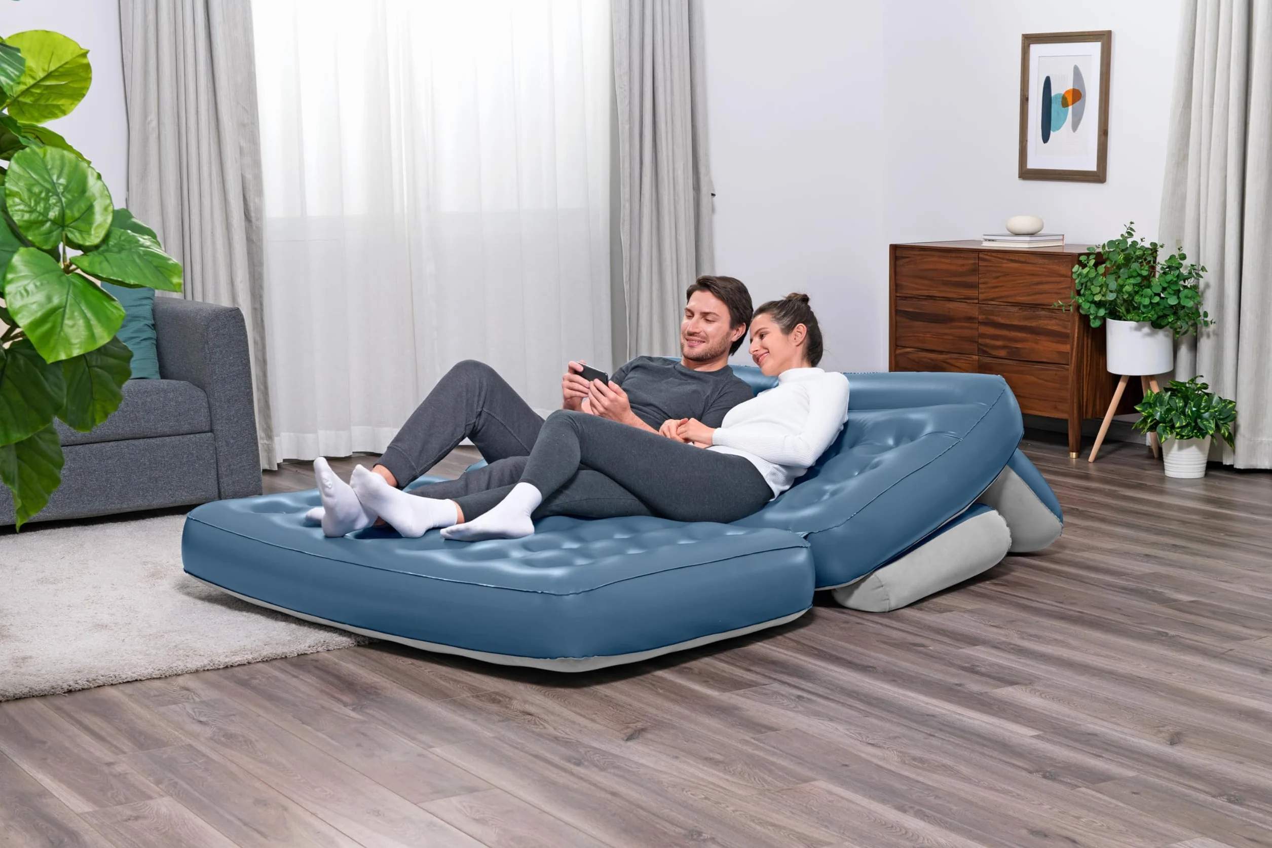 Bestway Multi-Max sofa dmuchana 3 w 1 ze zintegrowaną pompą elektryczną 188 x 152 x 64 cm