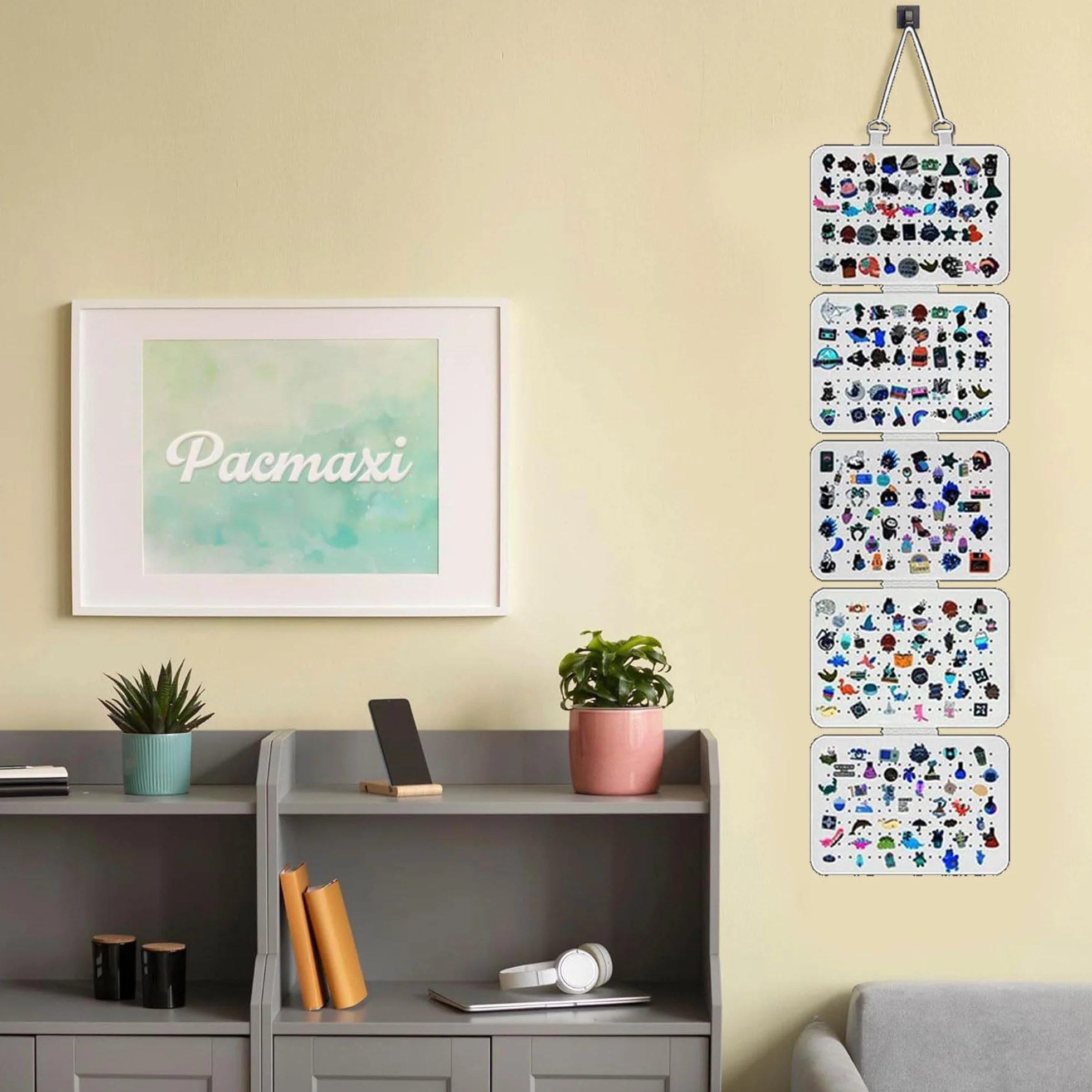 Organizer ścienny do przypinania Broszka 5 elementów Display Holder Pins
