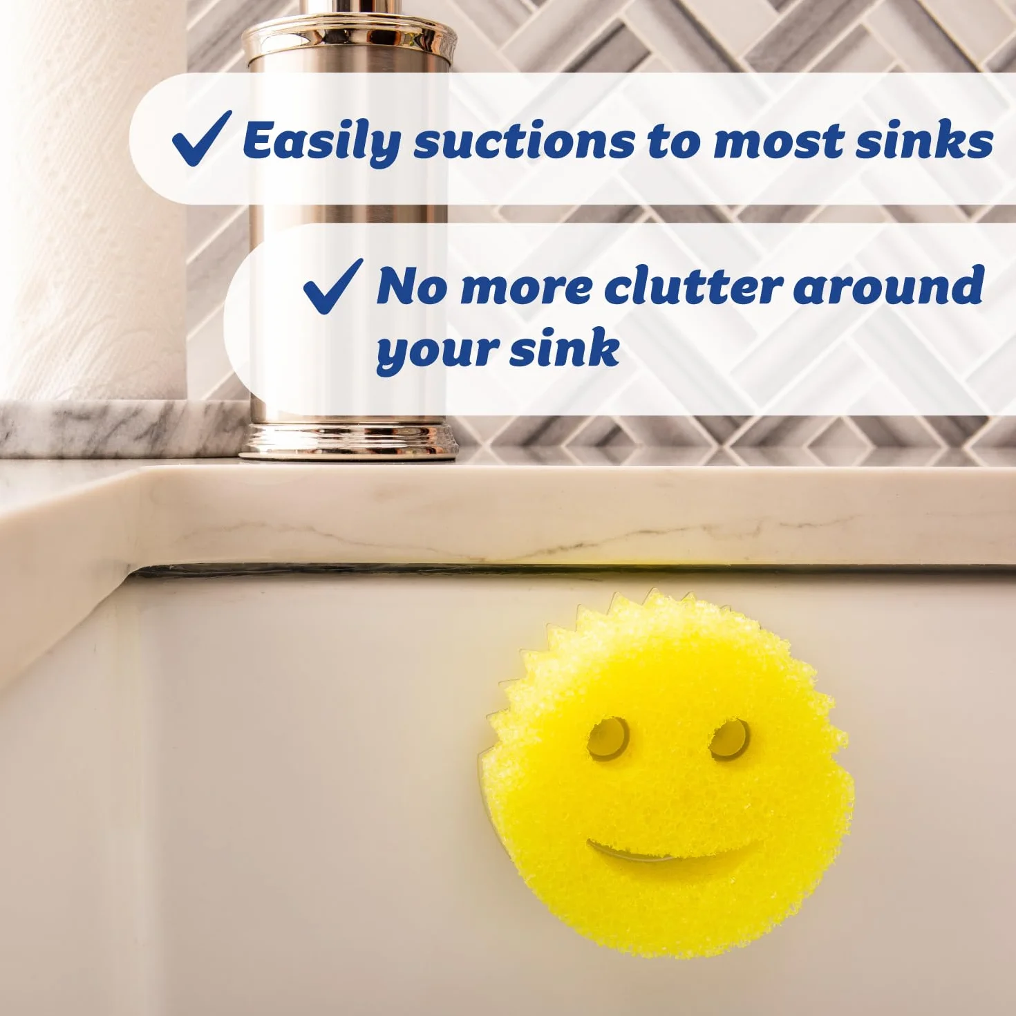 Scrub Daddy Caddy Gąbka Żółty