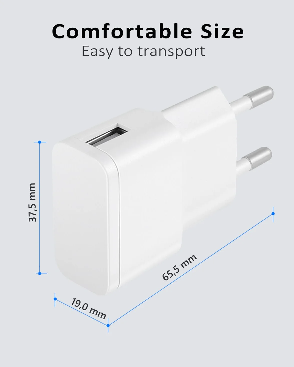 Ładowarka USB, 5 V, 1 A, 5 W, adapter sieciowy AC-DC, do kamer IP, tabletów, odtwarzaczy MP3, czytników e-booków, smartfonów, elektronarzędzi i wielu innych