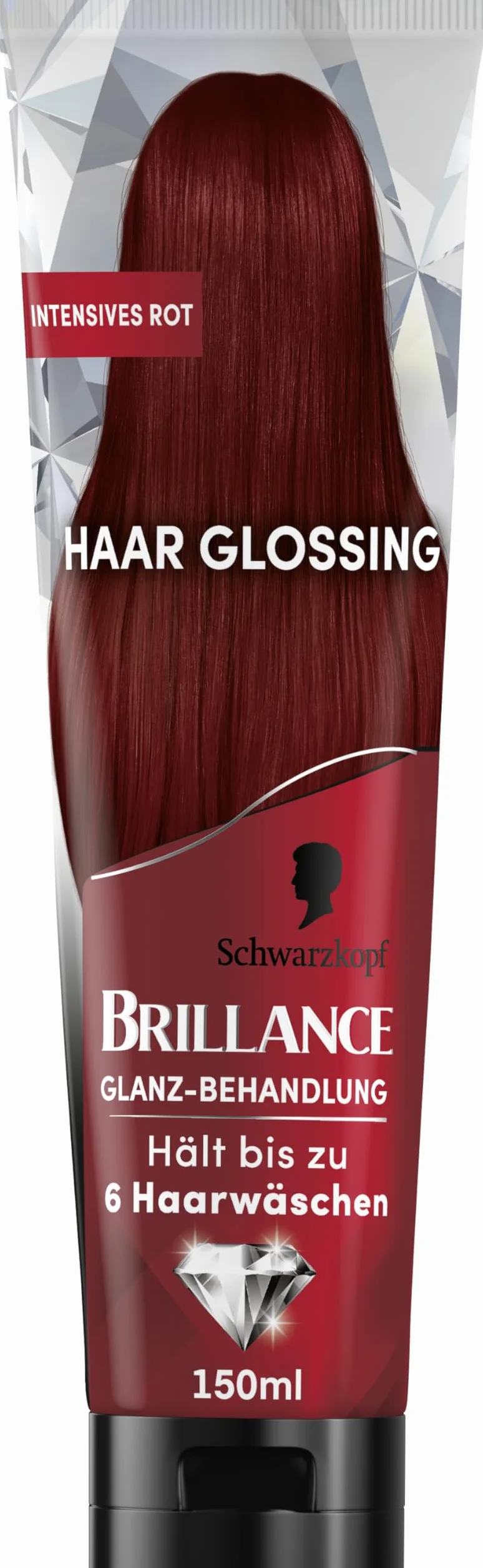 Brillance Hair Glossing Color Farba do Włosów, Intensywna Czerwień, 150 ml