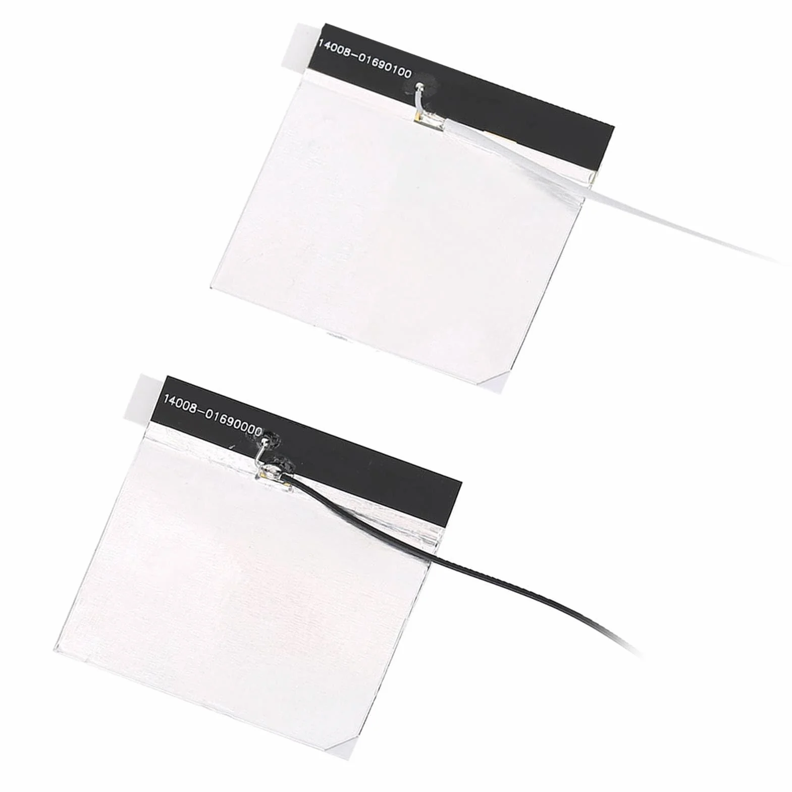ASHATA Kabel antenowy generacji 4, wbudowana antena WiFi NGFF/M.2 z portem 2.4/5G do /Intel, 2 sztuki, 48/53 cm