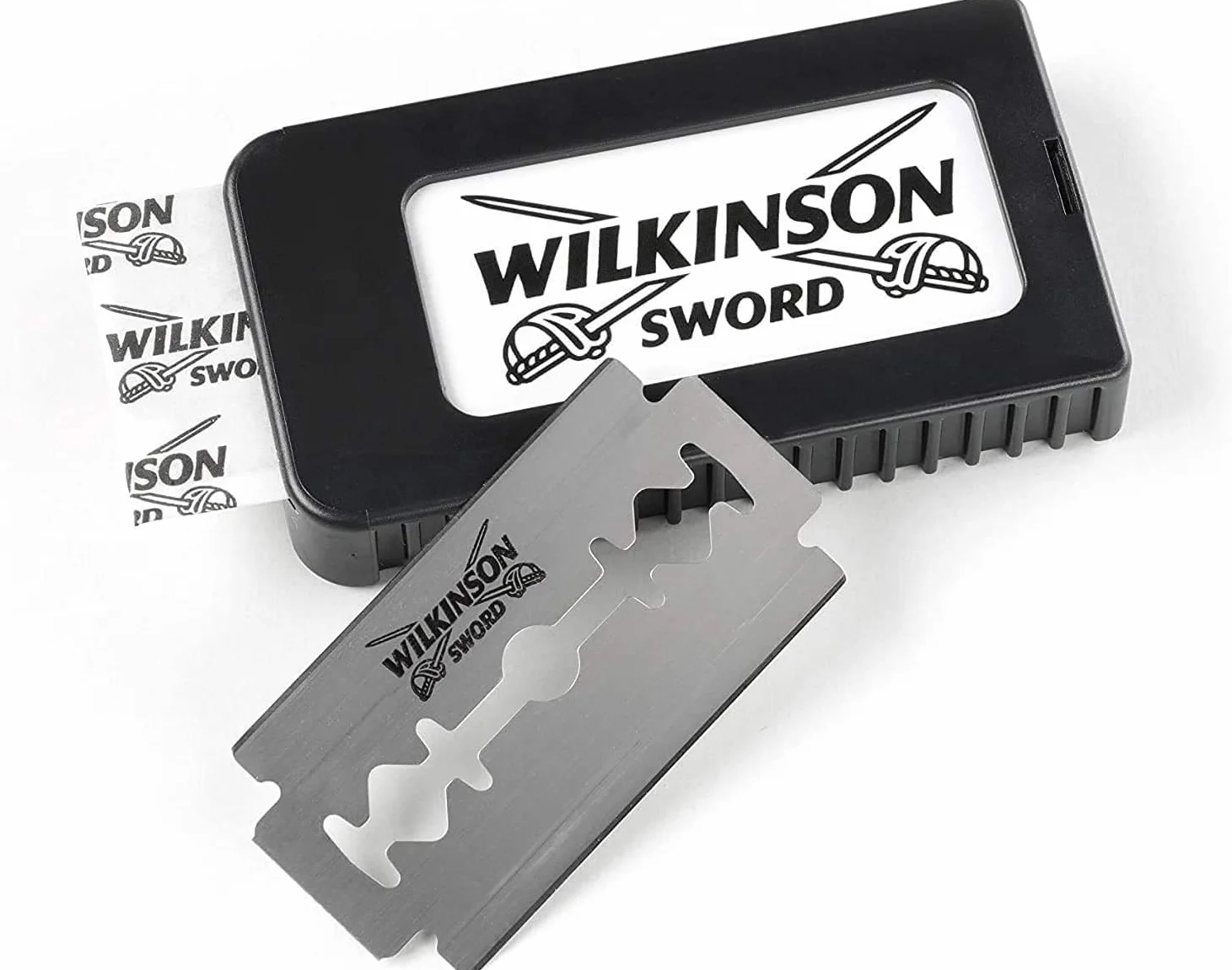 WILKINSON SWORD - Podwójne krawędzie dla mężczyzn | Ostrza bezpieczeństwa ze stali nierdzewnej premium | 10 x wkłady do żyletki