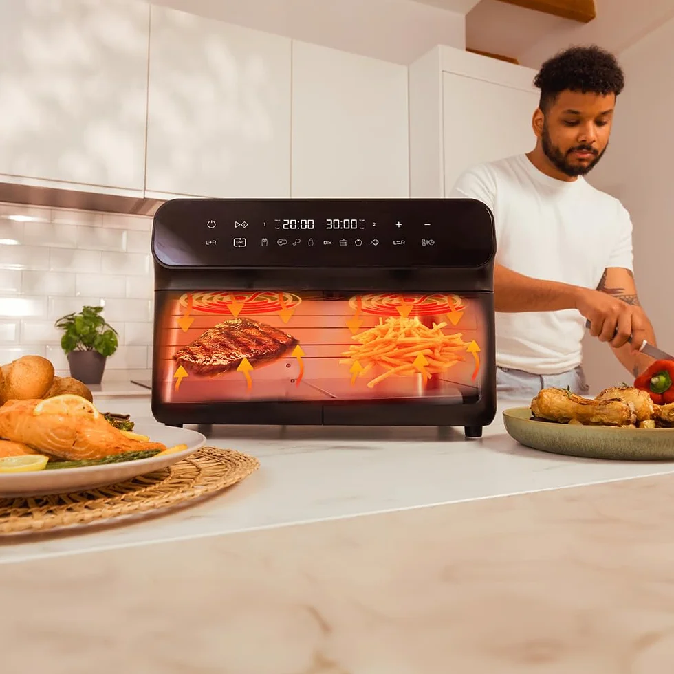 Cecotec Air Fryer Cecofry Advance 9000 Inox 2800 W 9L cyfrowa frytkownica powietrzna
