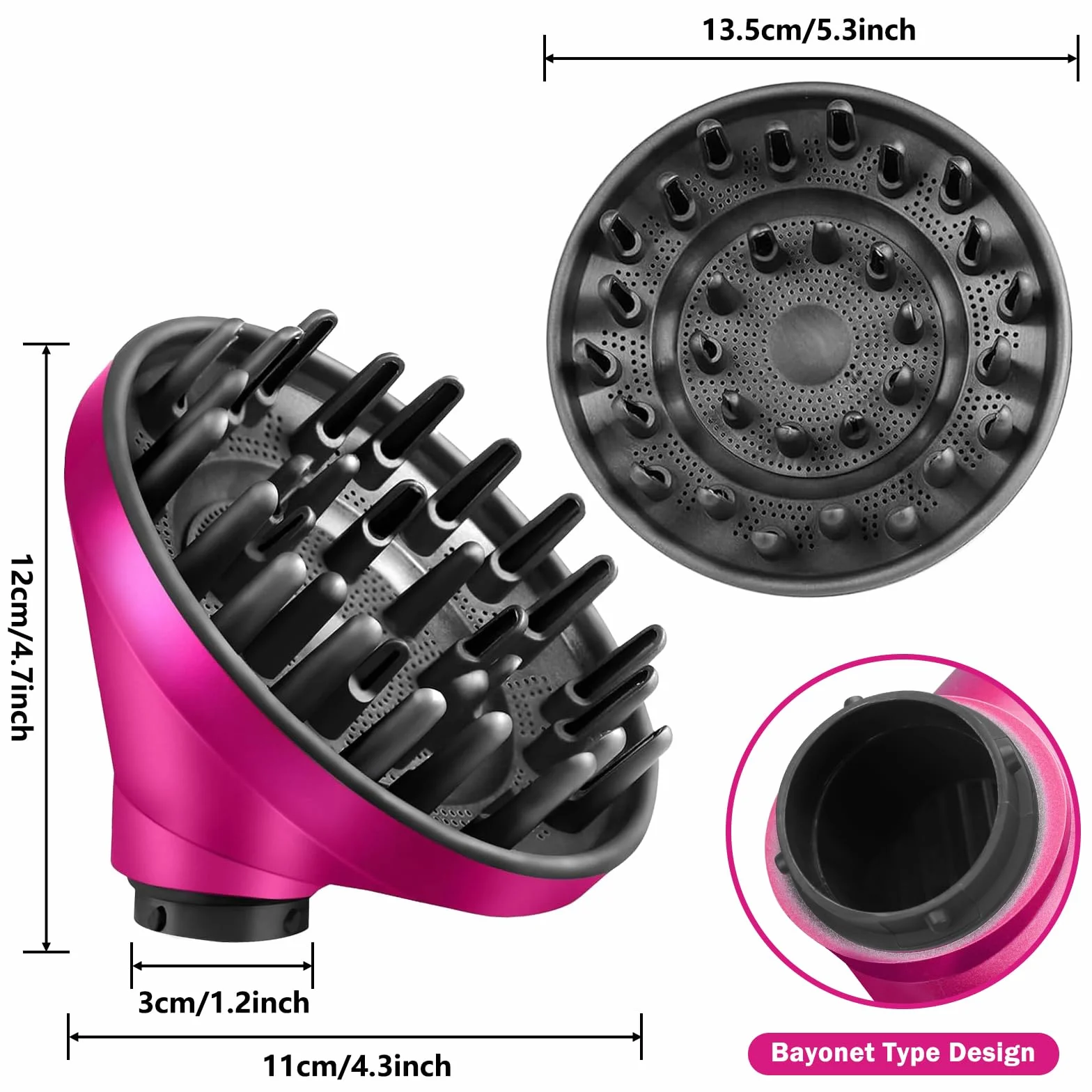 Dyfuzor do Dyson do Airwrap HS05 HS03 HS01 ulepszona nasadka dyszy lokówki przekształcająca stylizator w suszarkę do włosów