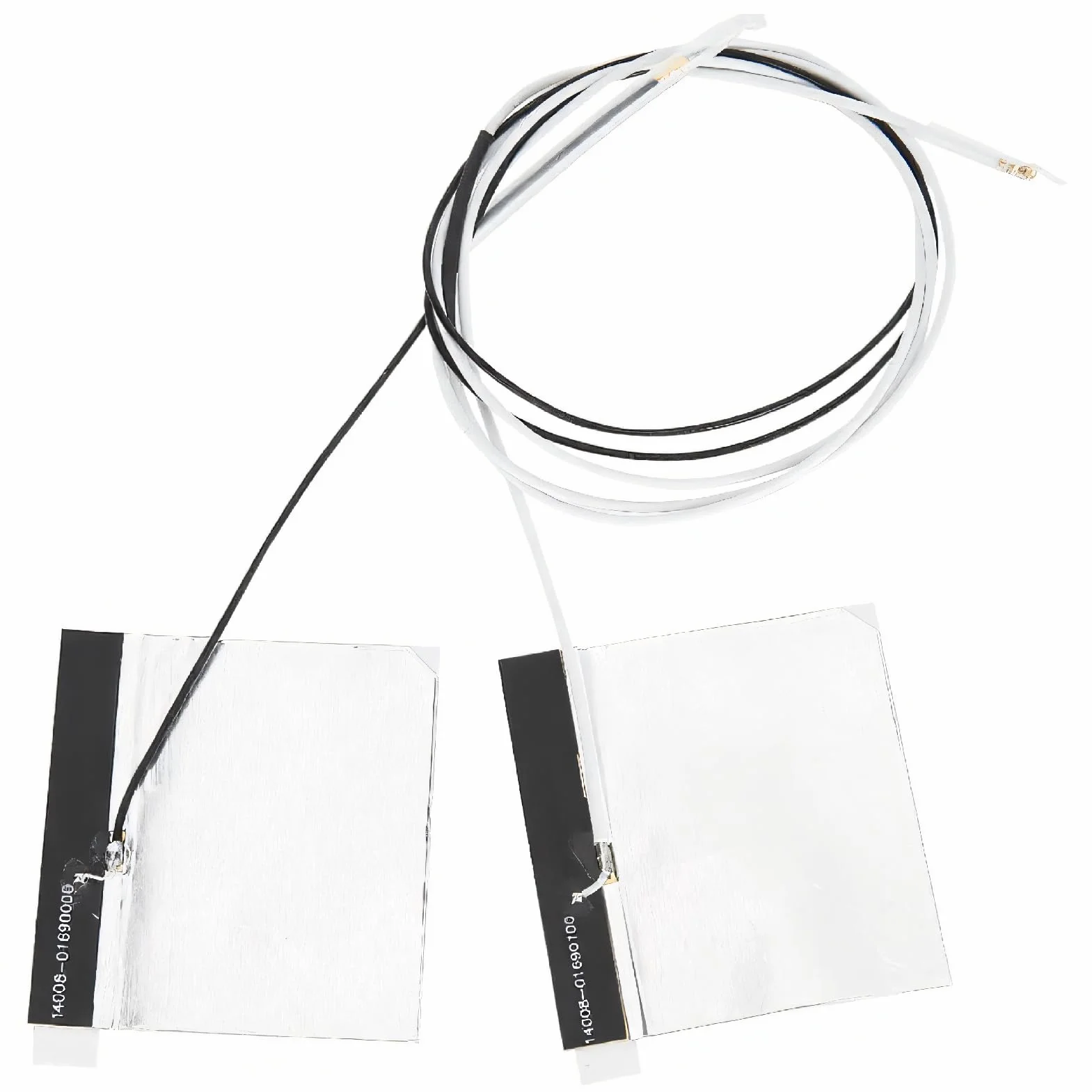 ASHATA Kabel antenowy generacji 4, wbudowana antena WiFi NGFF/M.2 z portem 2.4/5G do /Intel, 2 sztuki, 48/53 cm