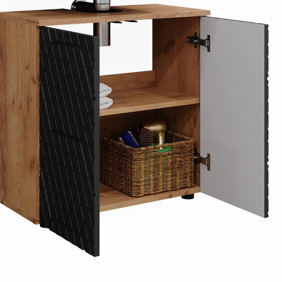 Vicco Zestaw mebli łazienkowych Irma Antracyt 80 cm