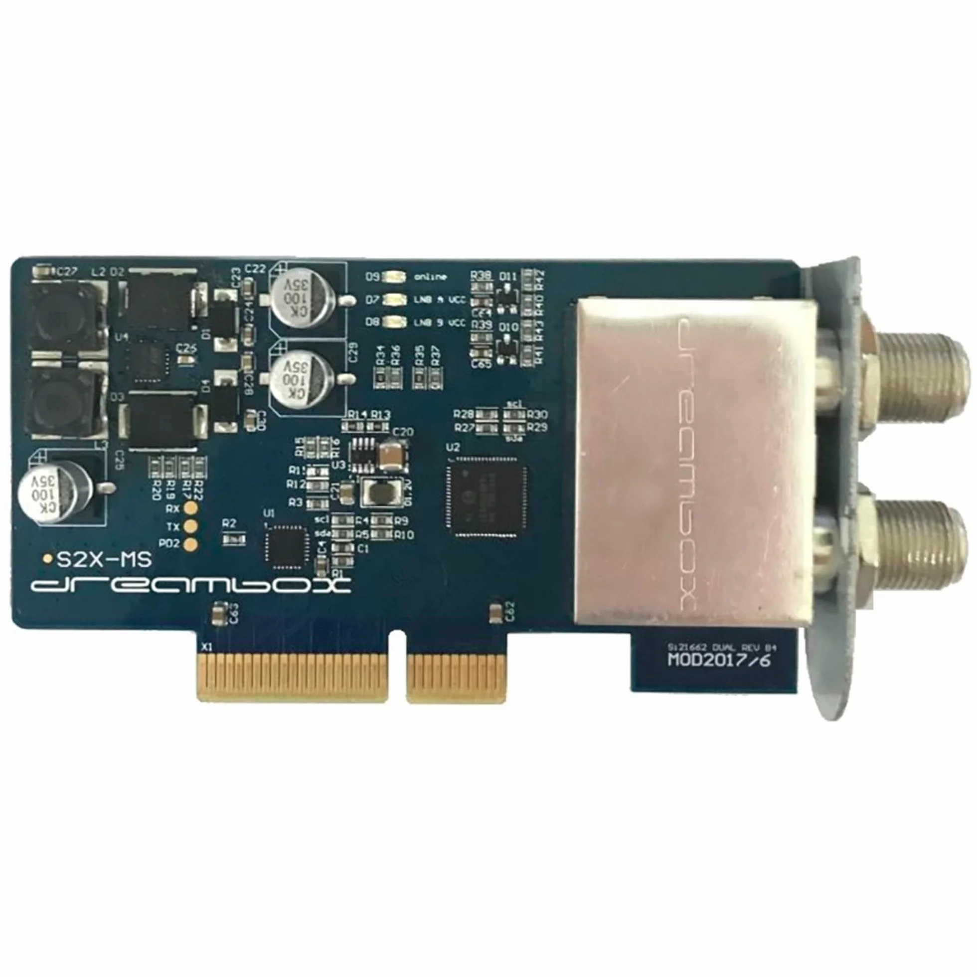 Dreambox DVB-S2X Multi-Stream Dual Tuner srebrny