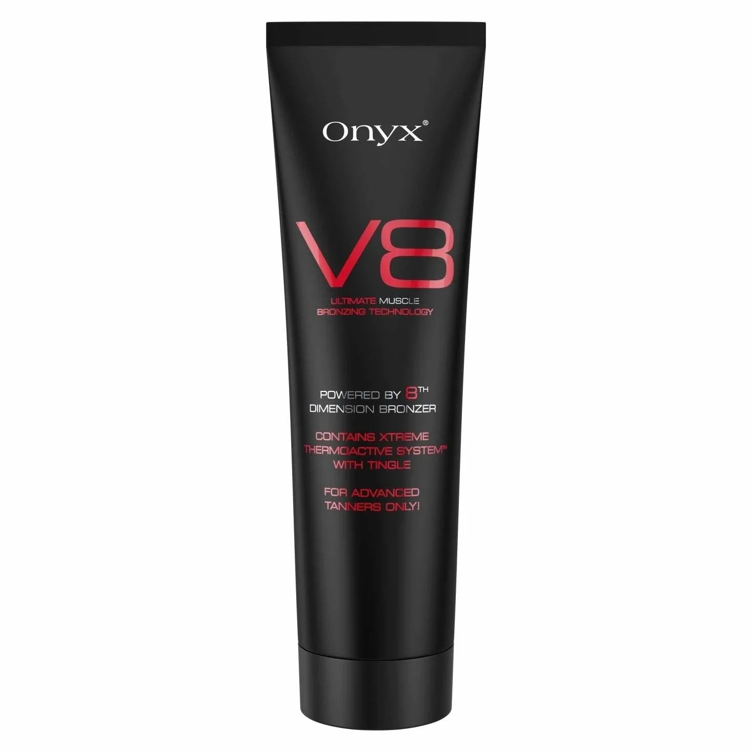 Onyx V8 - Zaawansowany Bronzer Rozgrzewający z Efektem Tingle Intensywnie Brązujący Idealny do Trudno Opalających się Części Ciała dla Mężczyzn