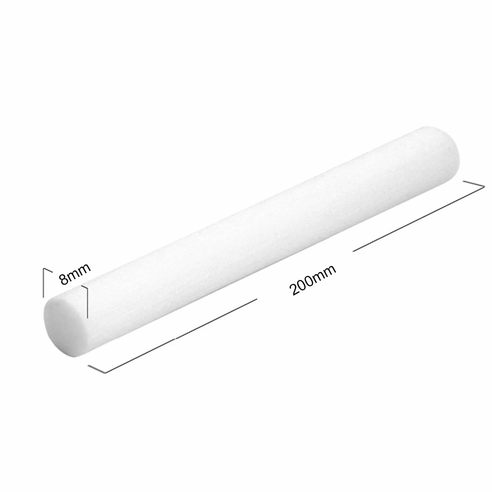 Wacik bawełniany wkład do dyfuzora nawilżacza 20 cm x 8 mm 50 szt.