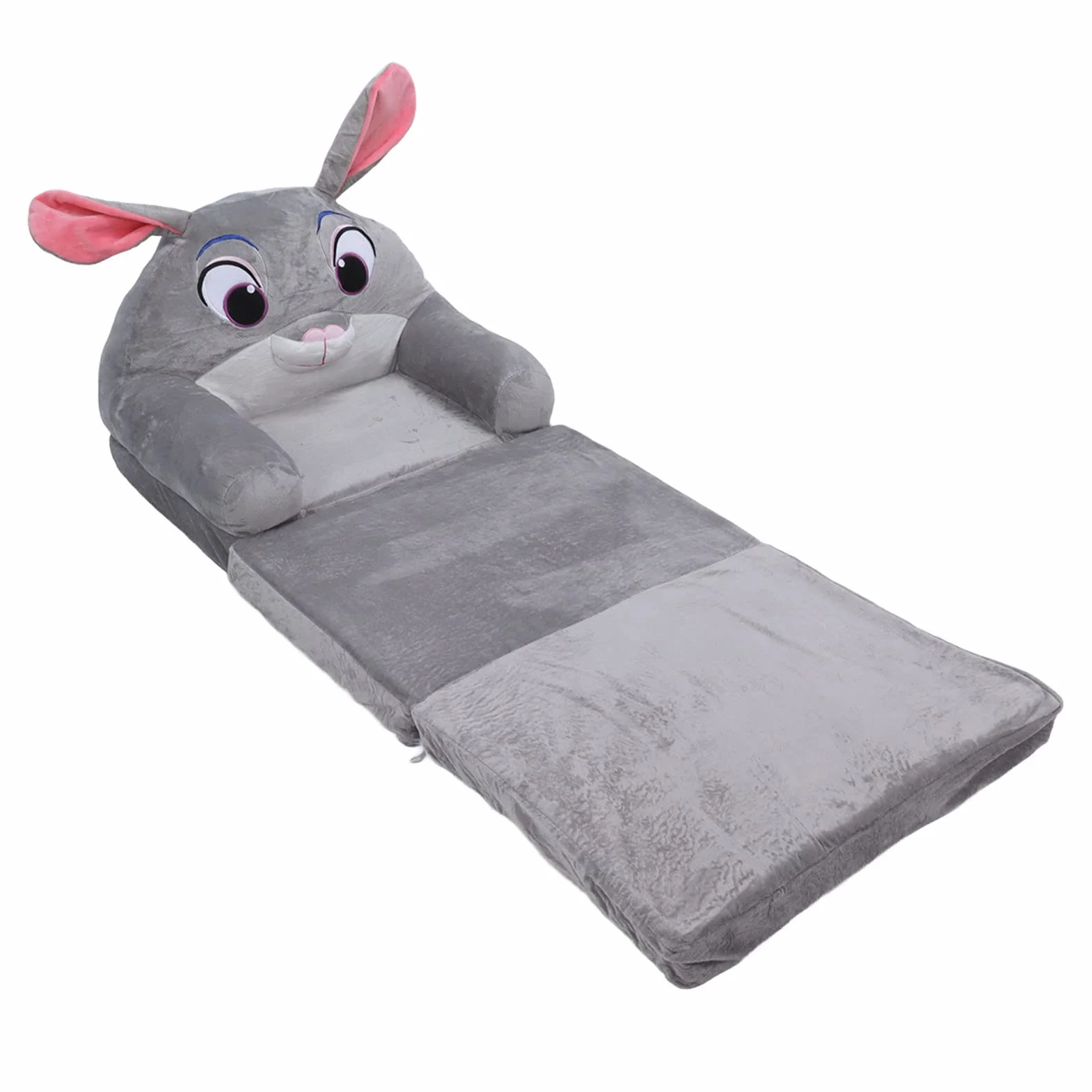 Składana sofa dla dzieci, wygodna urocza miękka rozkładana sofa dla dzieci, bardzo miękka sofa dla dzieci z podłokietnikami, składane łóżko dla malucha do salonu (3 poziomy)