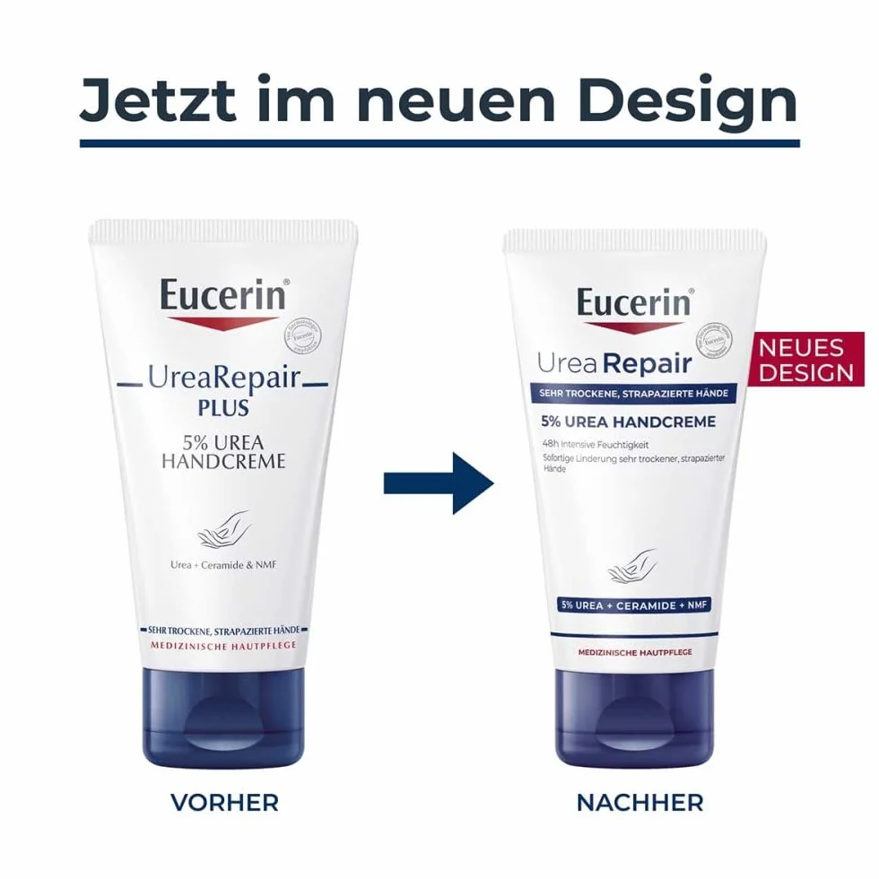 Eucerin UreaRepair plus krem do rąk 5%, 75 ml Kremowa