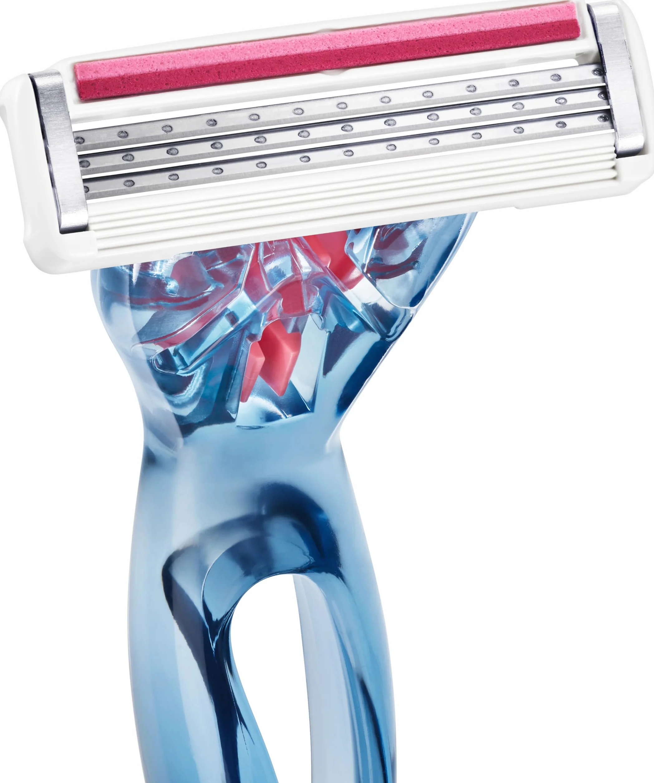 BIC Click 3 Soleil Sensitive damskie wkłady do golarki, 3 ruchome ostrza i pasek smarowy - pudełko z 8 wkładami