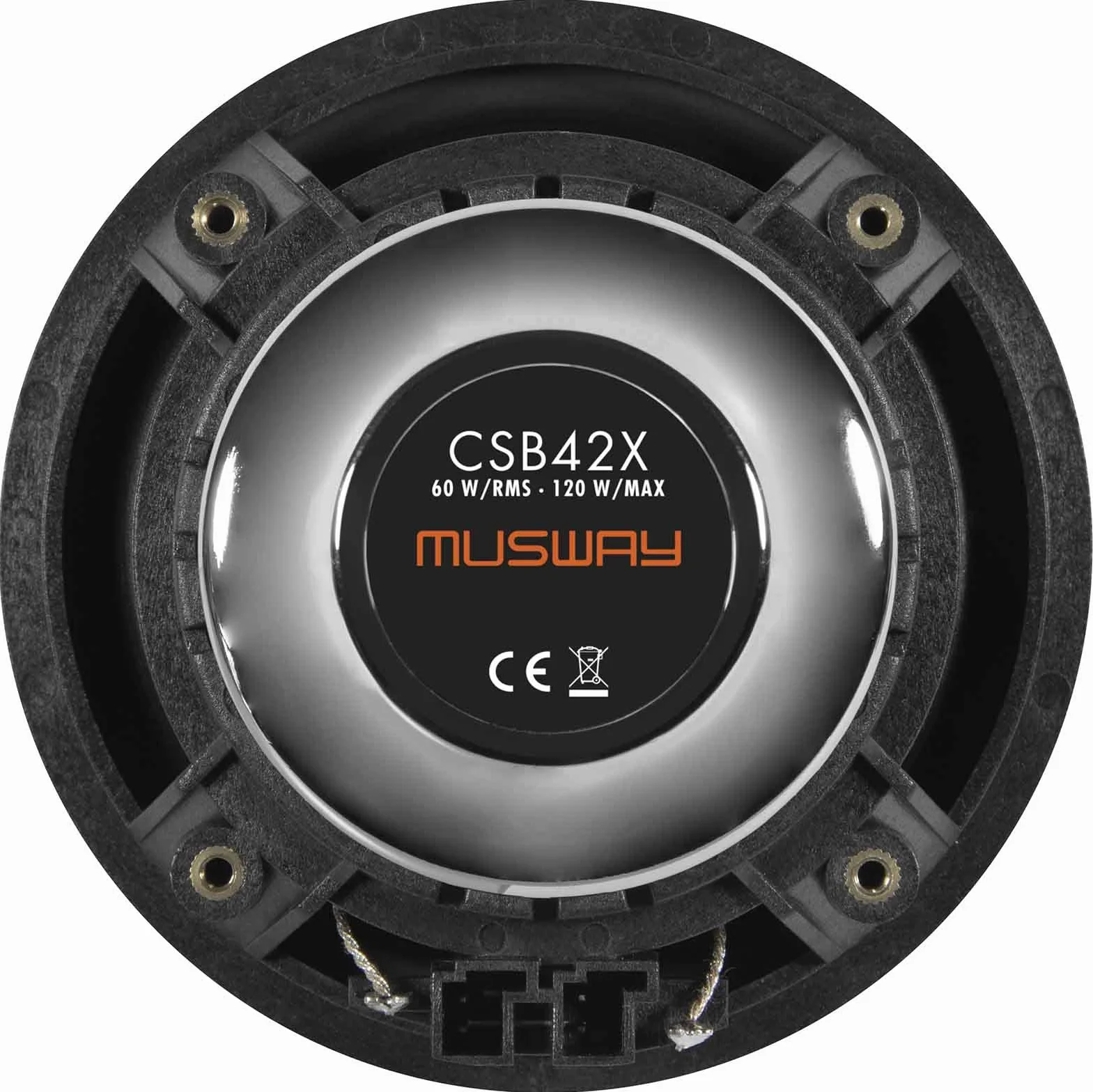 Musway CSB42X 2-drożny głośnik 10 cm o mocy 120 W (RMS: 60 W) do BMW E, F, G