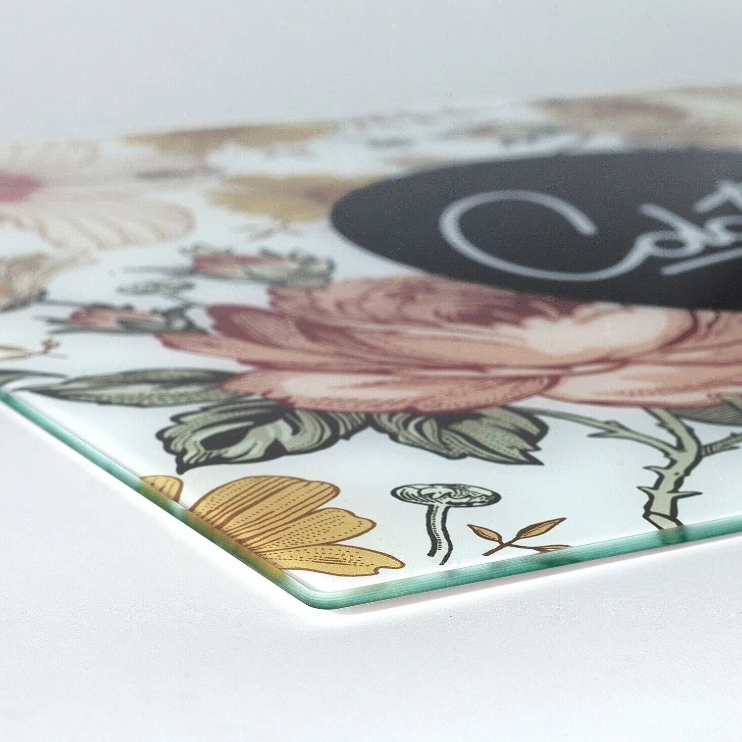 Coloray Deska do krojenia 60x52cm Szklana Do Kuchni Szkło Hartowane Osłona Kuchenna Panel Przeciw Zabrudzeniom Osłona Kuchenki Indukcyjnej - Las zwierzęta