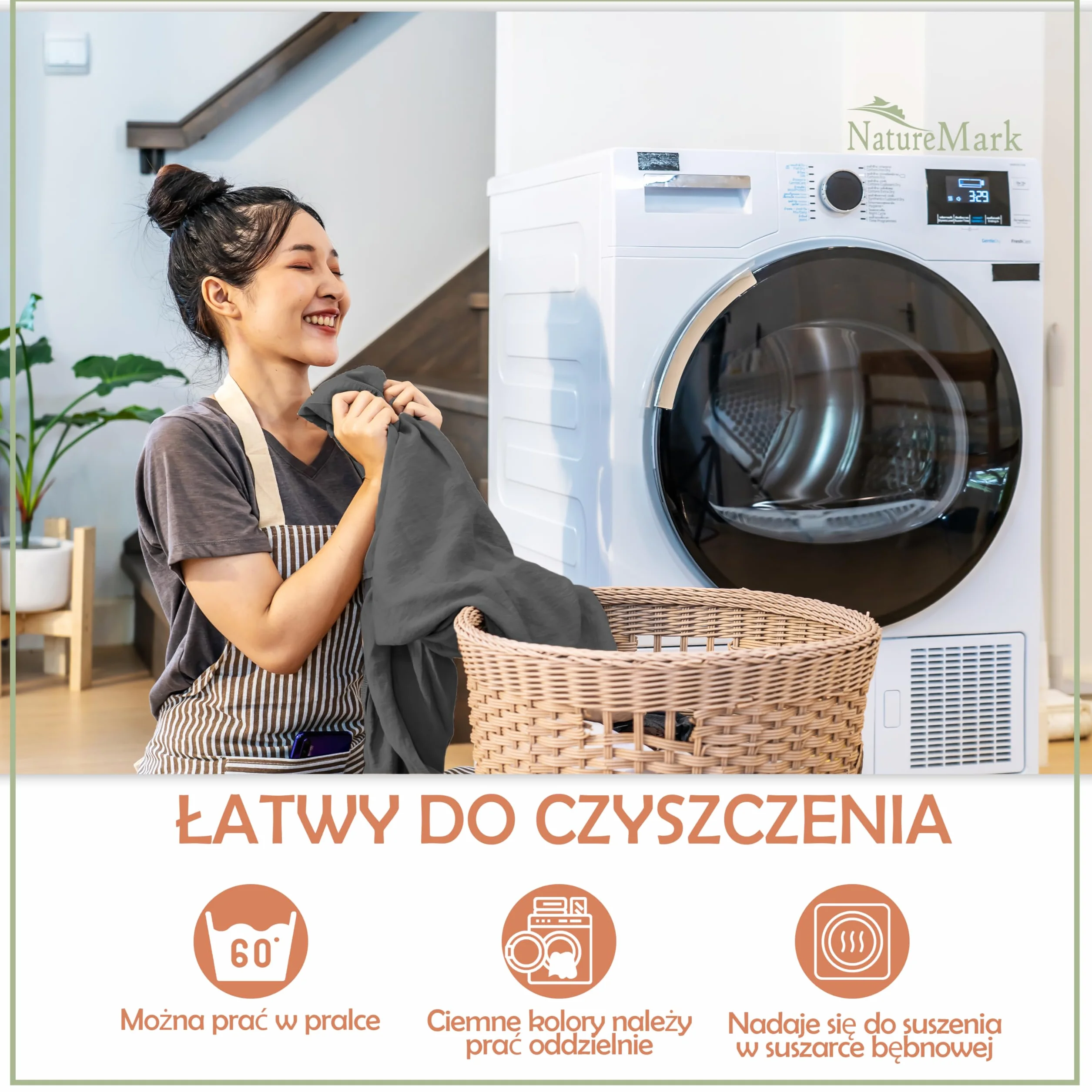 NatureMark Prześcieradło z mikrofibry SPANNBETTLAKEN 200 x 220 cm Szary antracytowy