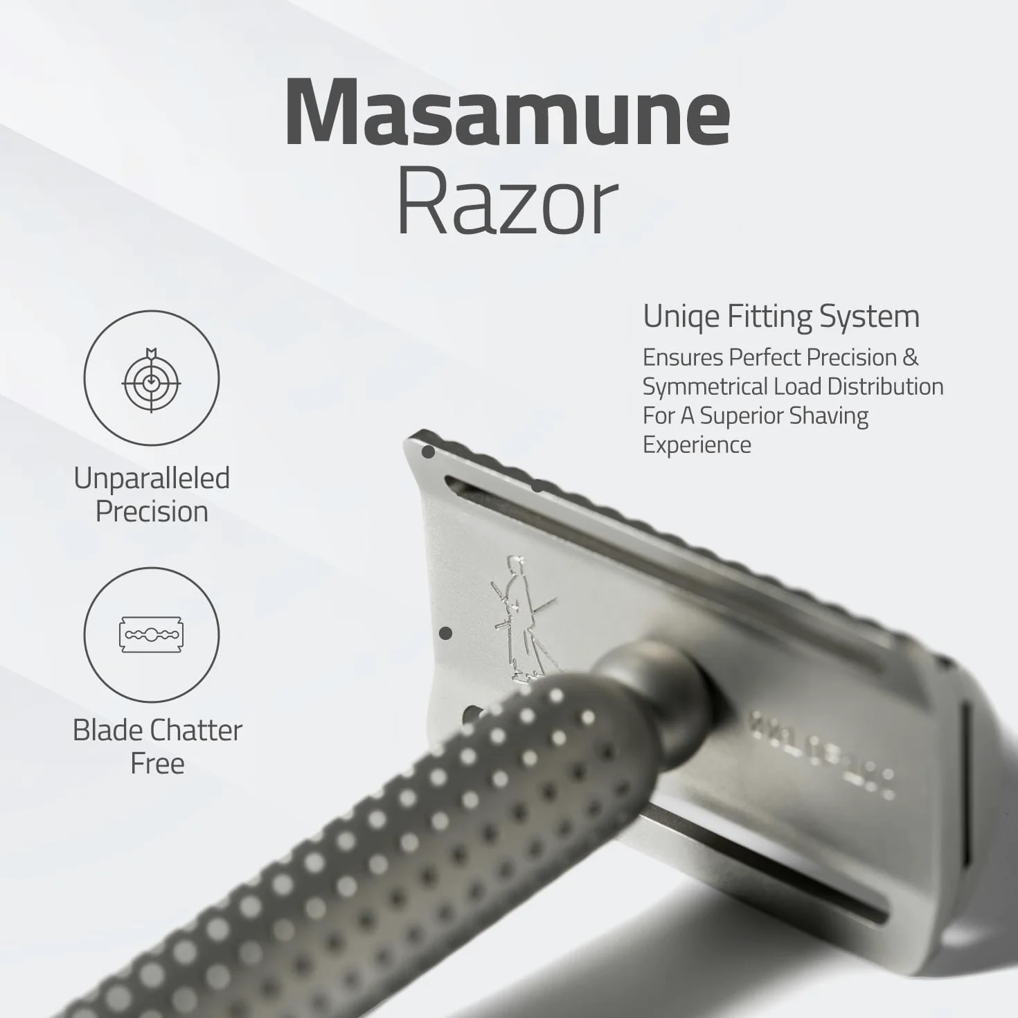 Tatara Masamune maszynka do golenia z podwójnymi krawędziami dla mężczyzn, ze stali nierdzewnej, ergonomiczny uchwyt, zamknięty grzebień do płynnego golenia, przyjazna dla środowiska, wysokiej jakości