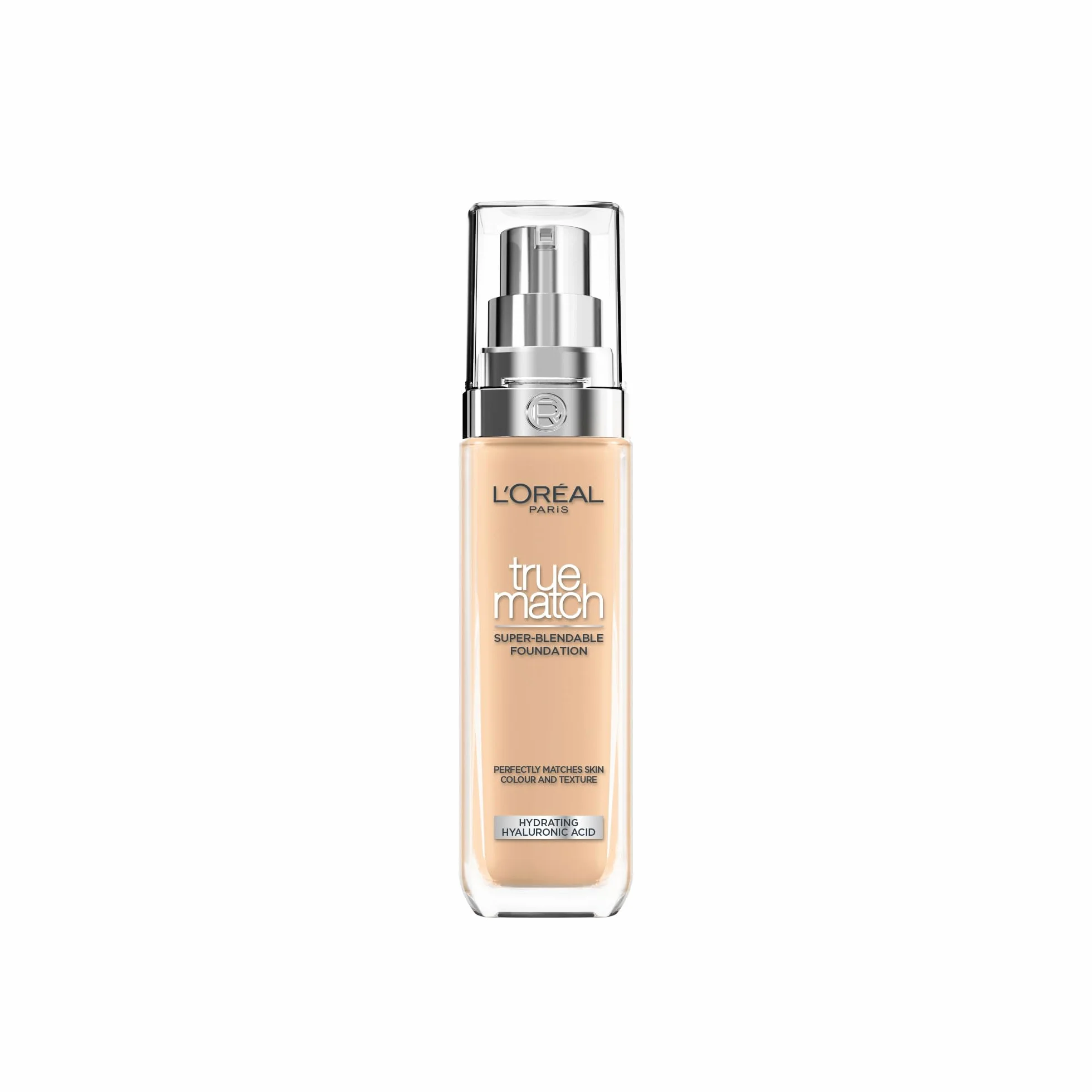 L'Oréal Paris True Match trwały podkład do twarzy w płynie, pielęgnujący z kwasem hialuronowym, SPF 17, 3.D/3.W Golden Beige, 30 ml