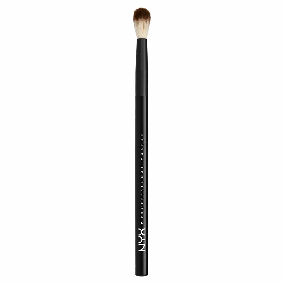 NYX PROFESSIONAL MAKEUP Pro Brush Blending 16 – pędzel do cieni do powiek, zaokrąglona główka szczotki, ergonomiczny kształt, długi pędzel do makijażu