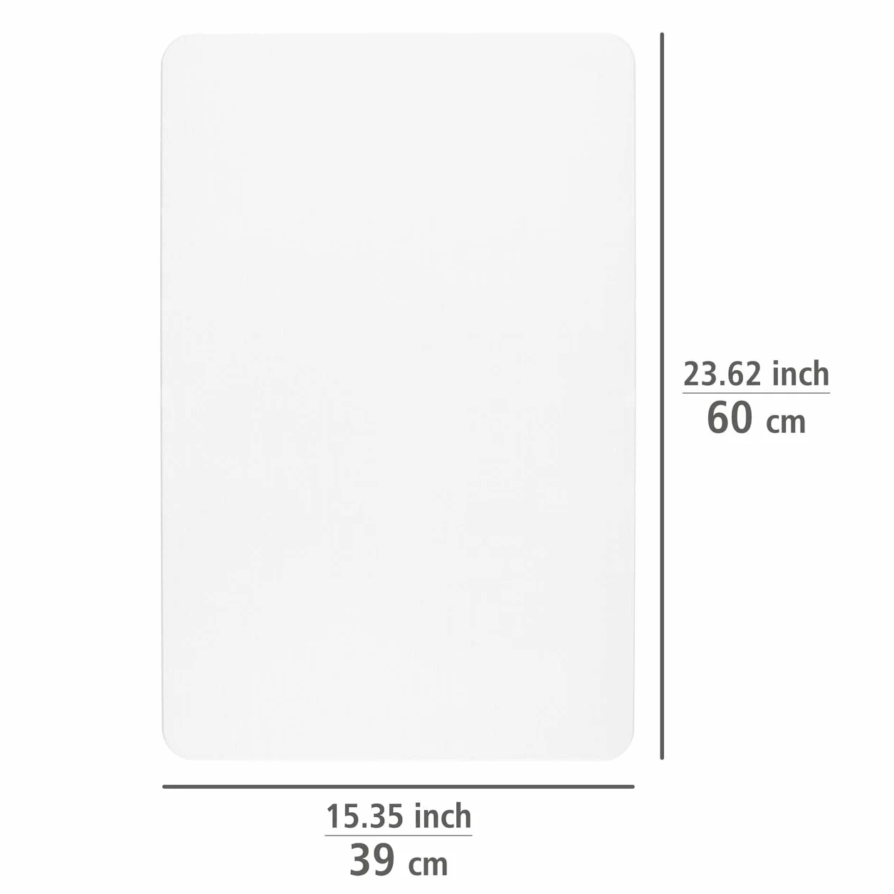 WENKO Mata łazienkowa Simi biała 60 x 39 cm dywanik prysznicowy