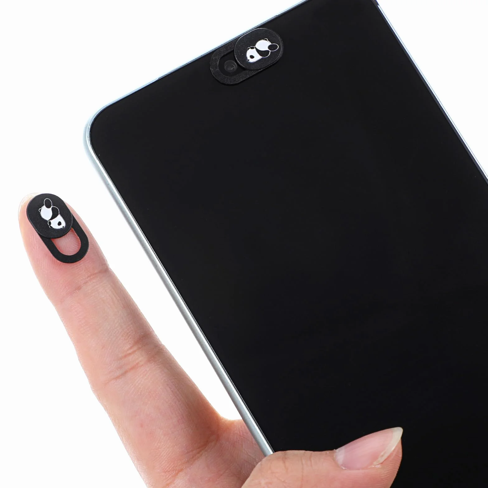 8 sztuk osłonek na kamerę internetową, 0,4 mm, ultra cienka osłona na laptopa, laptopa, komputer, ultracienka osłona do laptopa, komputera (czarna)