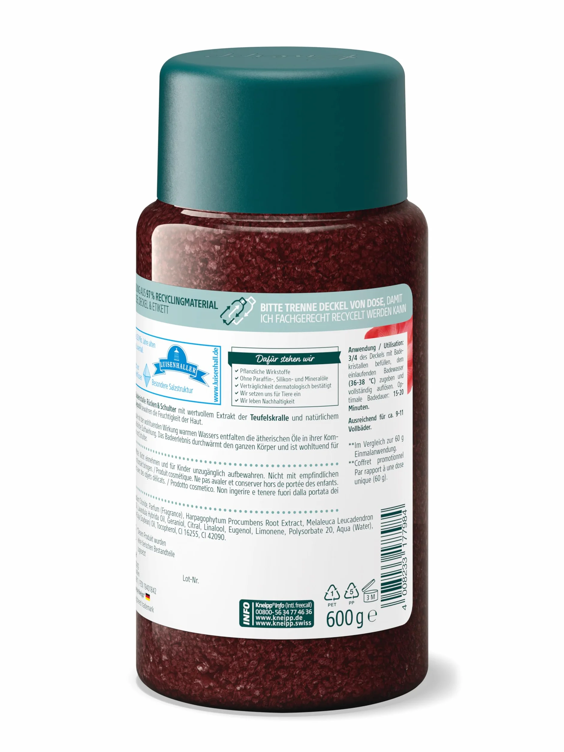 Kneipp Kryształy Kąpielowe, Wielokolorowy, 600 g