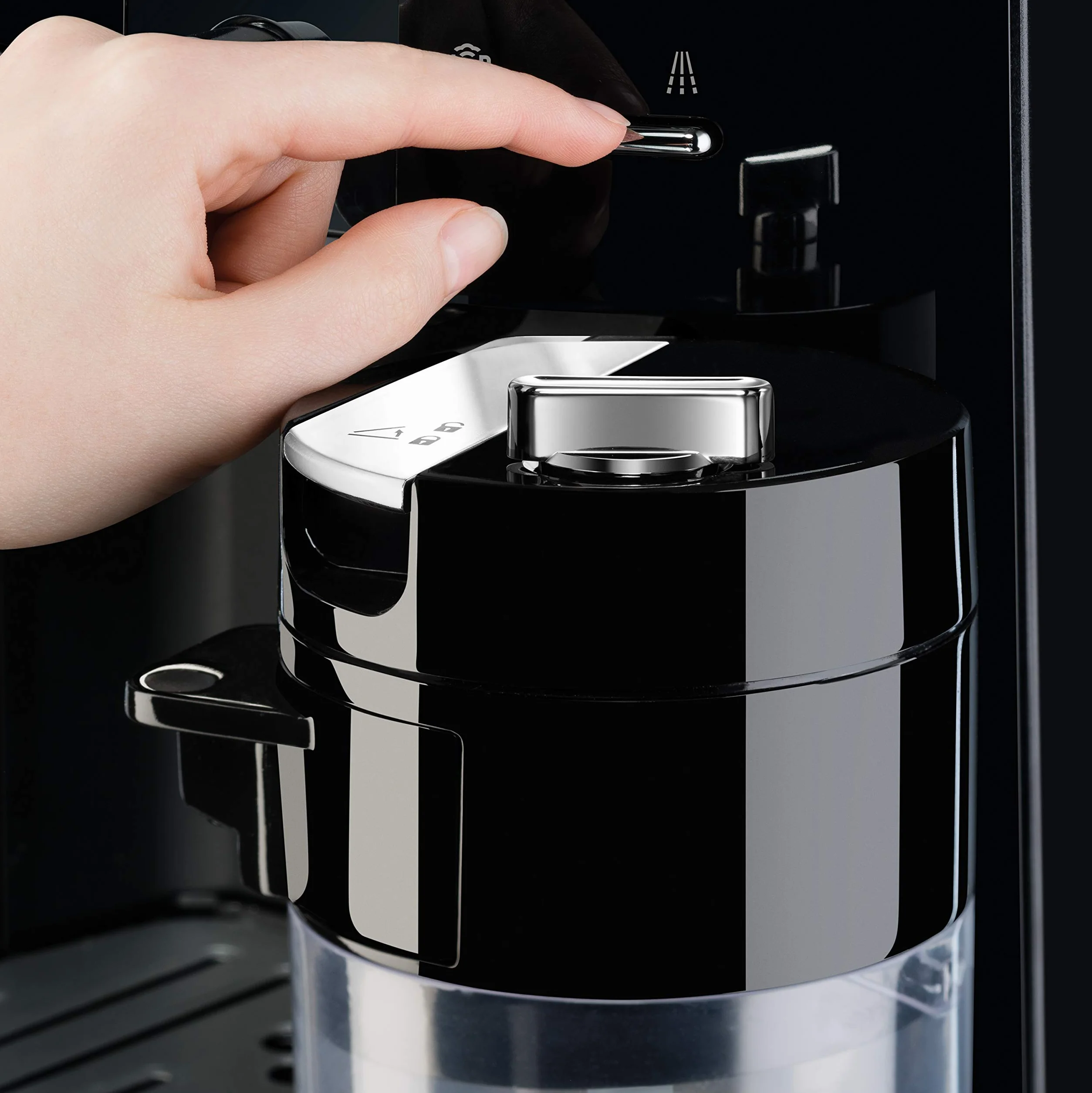 KRUPS EA8298 automatyczny ekspres do kawy Latt'Espress z funkcją One-Touch | 1,7 l | 15 bar | wyświetlacz LC | Cappuccinatore | czarny