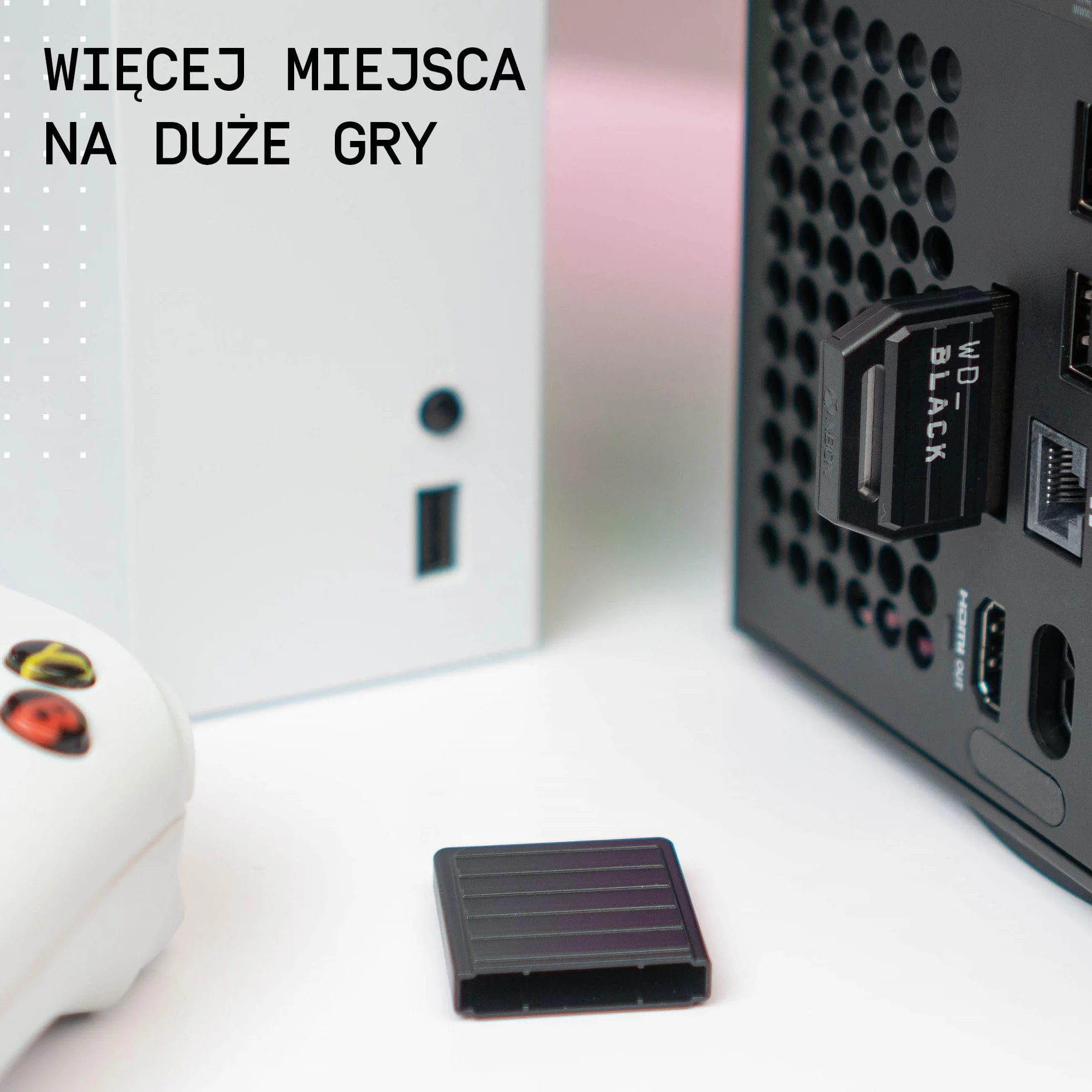 WD_BLACK D30 1TB Dysk SSD do gier do konsoli Xbox Dysk zewnętrzny SSD do 900 MB/s, werkt met Xbox Series X|S