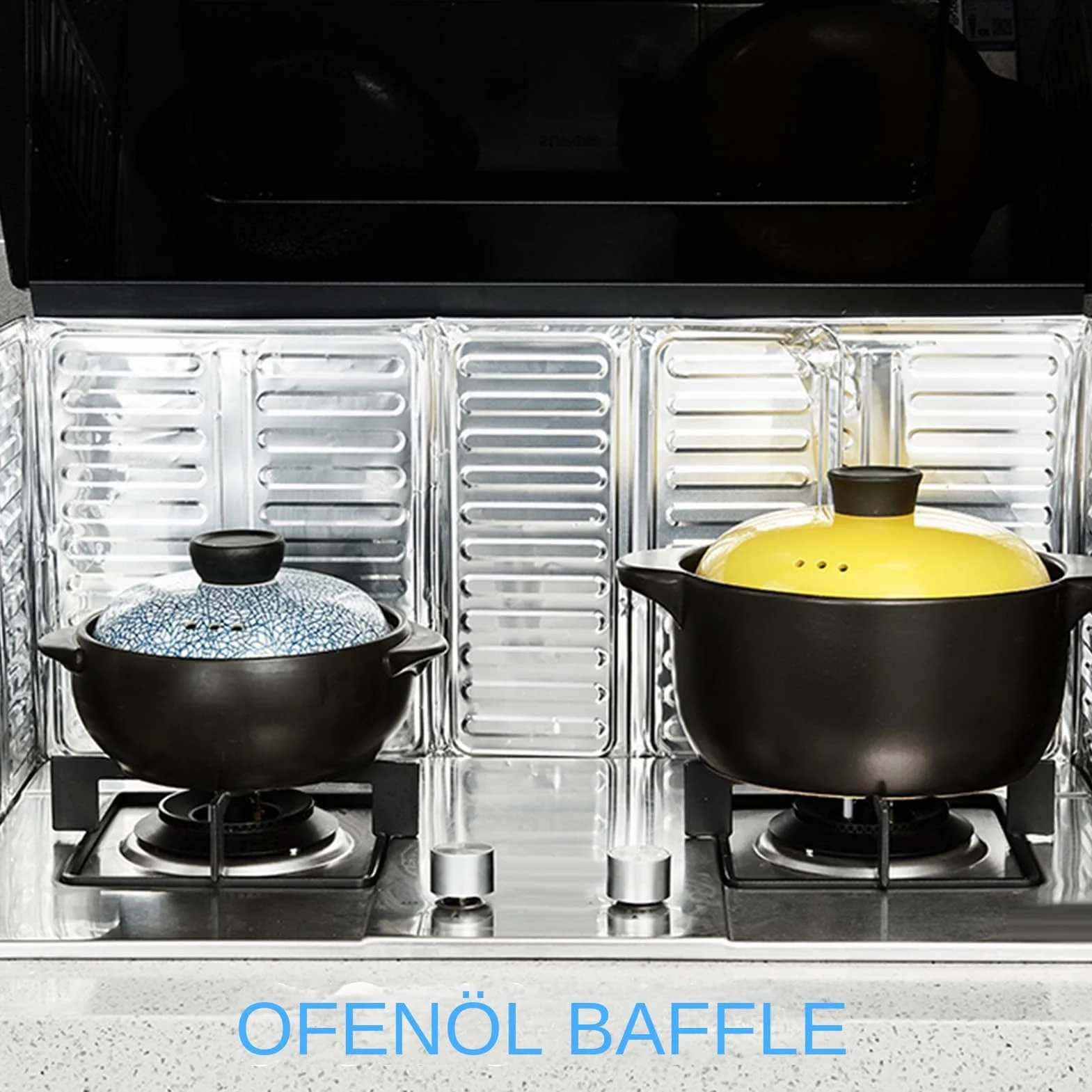 Stove Oil Baffle Foldable Grease Splatter Shield 12,8 x 33,07 cala Odporna na Wysokie Temperatury Ochrona Ściany