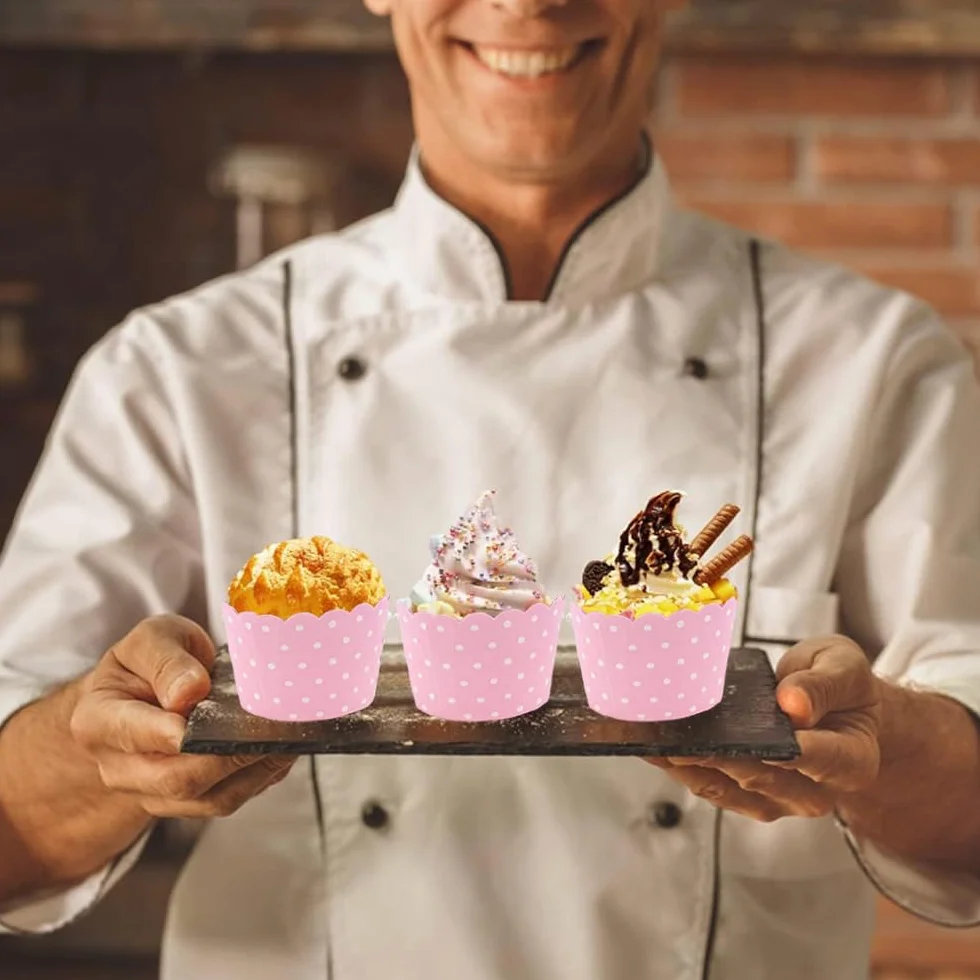 Foremki papierowe do muffinek 100 sztuk na wesela imprezy Halloween