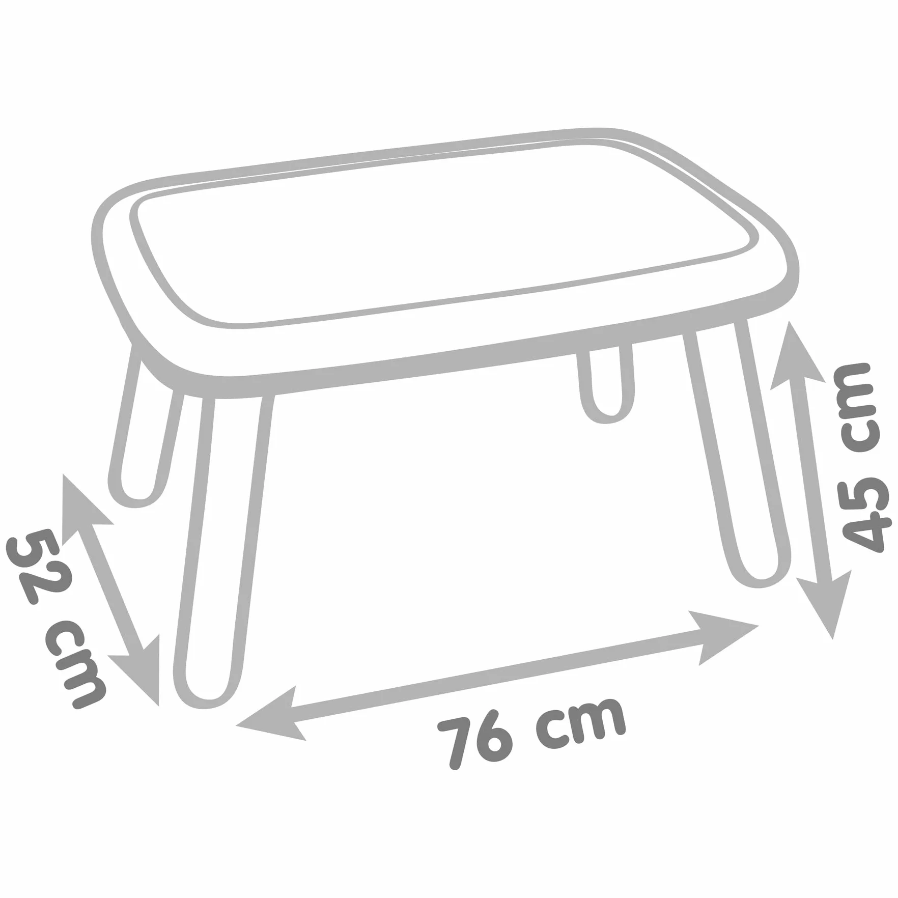 Smoby Plastikowy stół dziecięcy zielony blat beżowe nogi do wewnątrz i na zewnątrz