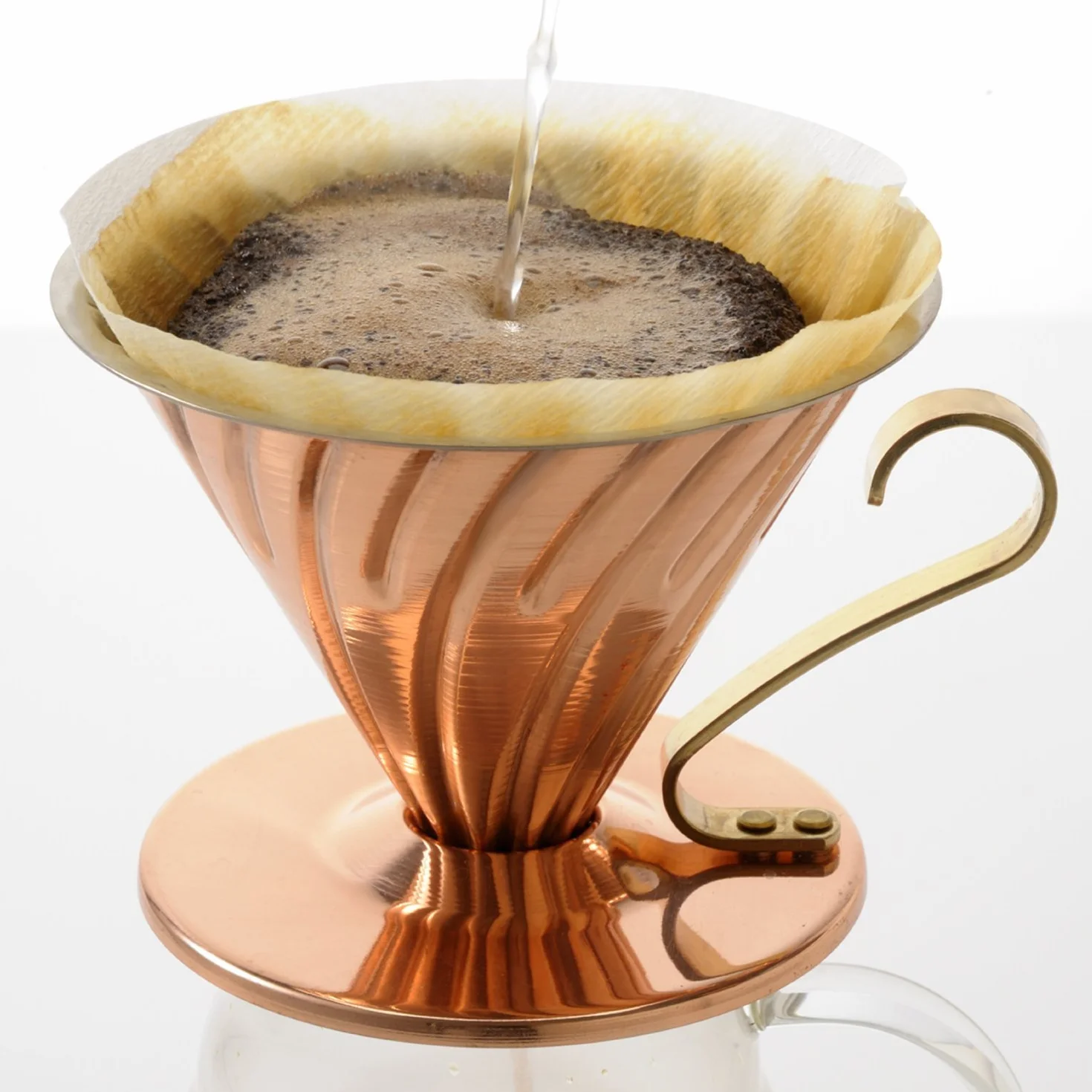 Hario V60 miedziany ociekacz 02 122x125x110 cm