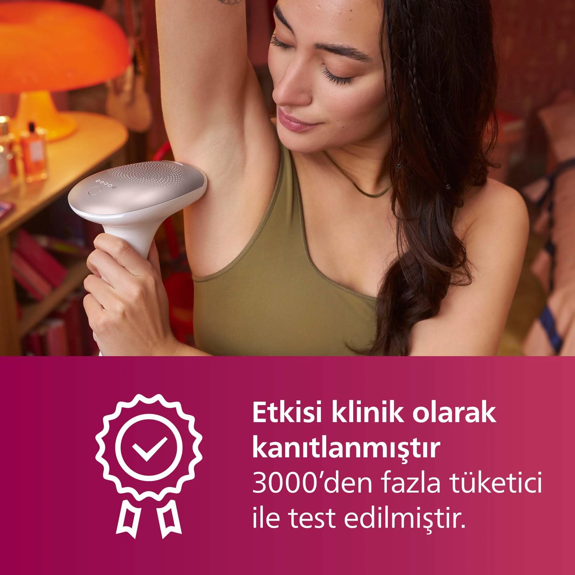 Philips Lumea Depilator Laserowy, Biały/Złoty