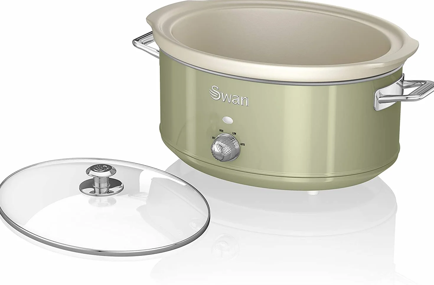 Swan Retro SF17031GNEU Wolna kuchenka 6,5 litra 320W Zielony