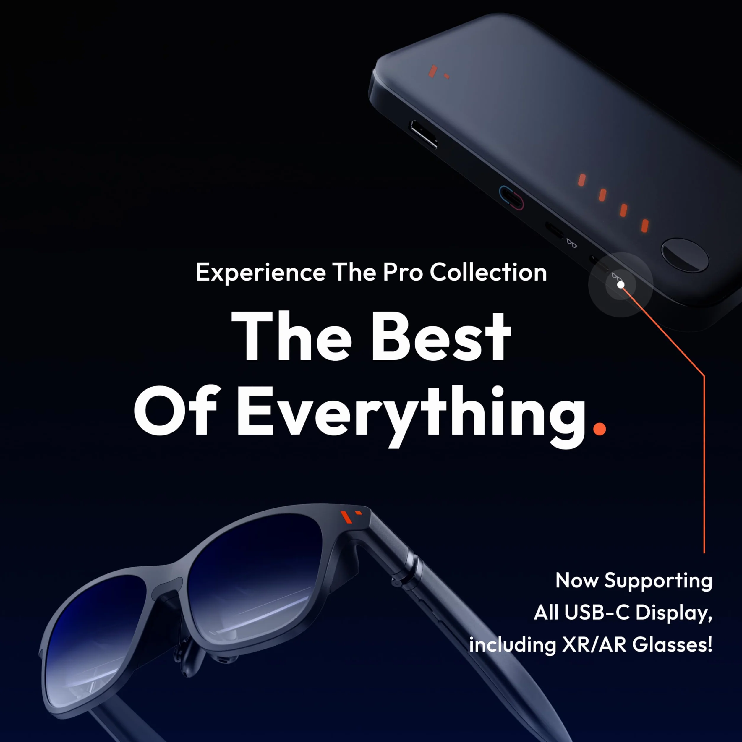 Mobilna stacja dokująca VITURE Pro kompatybilna z PS, strumieniowanie i granie w trybie współpracy, obsługa treści 2D/3D, pasuje do Switcha, przenośnych konsol do gier, Fire TV, urządzeń HDMI