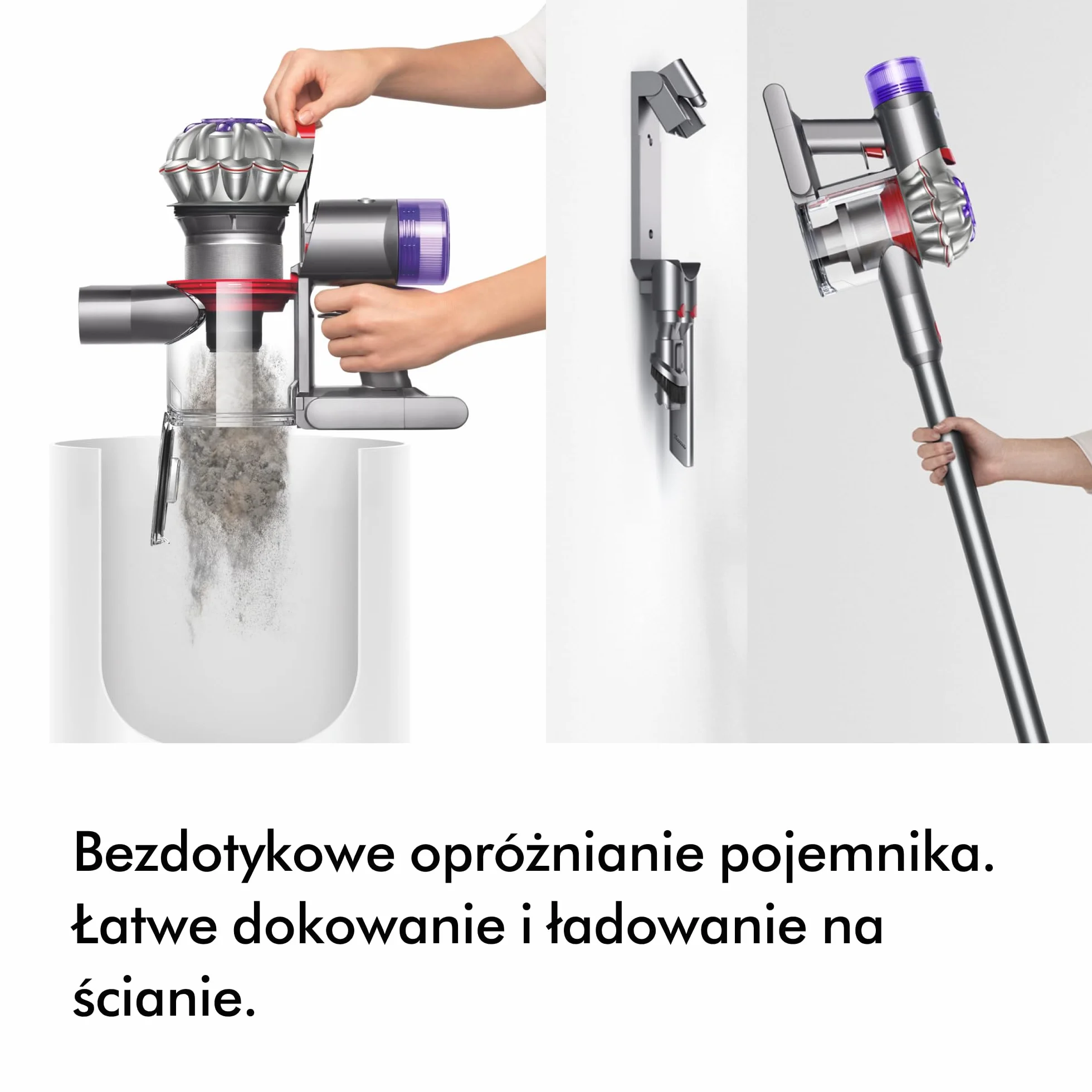 Dyson V8 Advanced Bezprzewodowy Odkurzacz Pionowy Srebro Nikiel