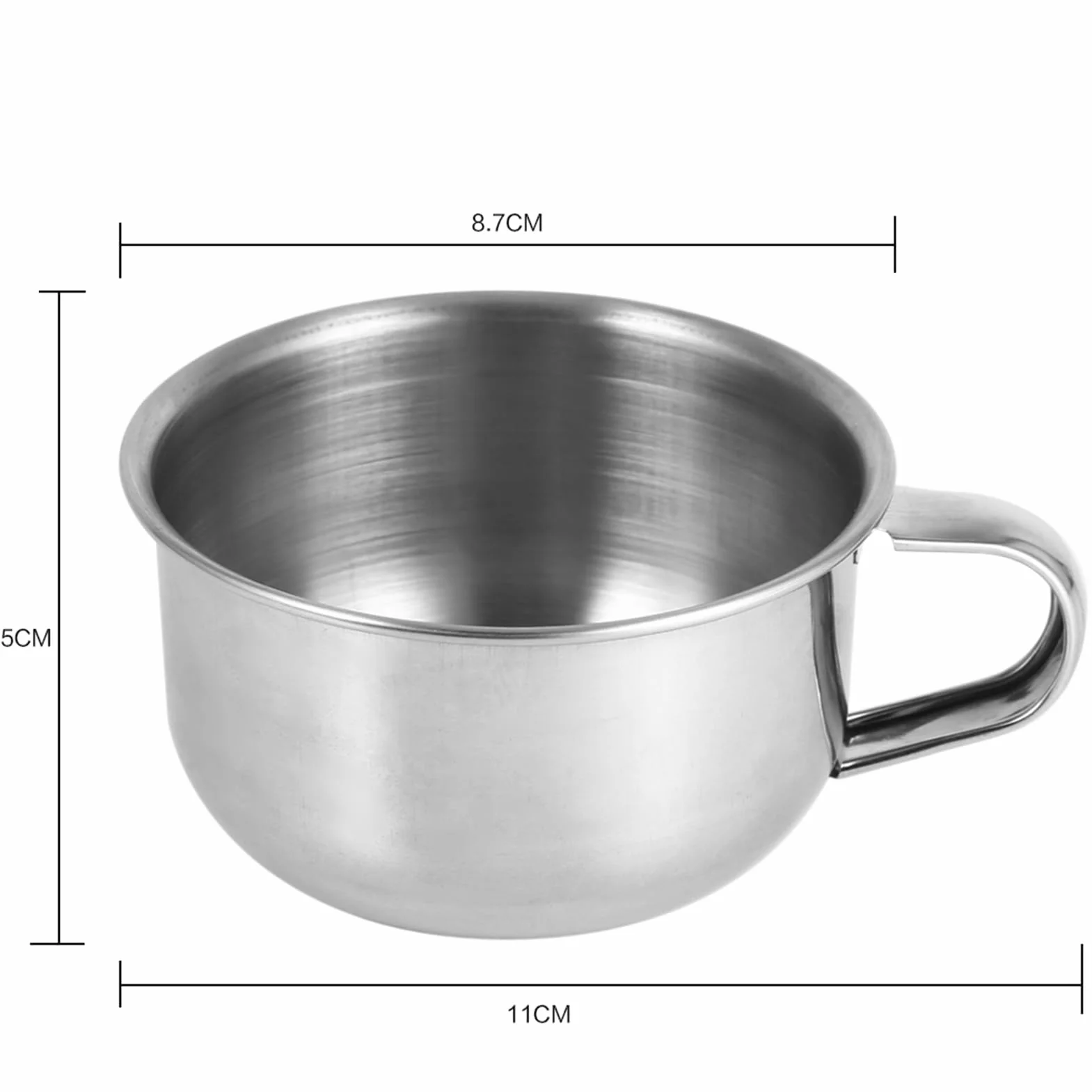 Miska do Golenia Mydło do Golenia Miska ze Stali Nierdzewnej Metal Mydło do Golenia Kubek Miska Kubek Golarka Pianka Oczyszczająca Narzędzie dla Mężczyzny Kubek do Golenia