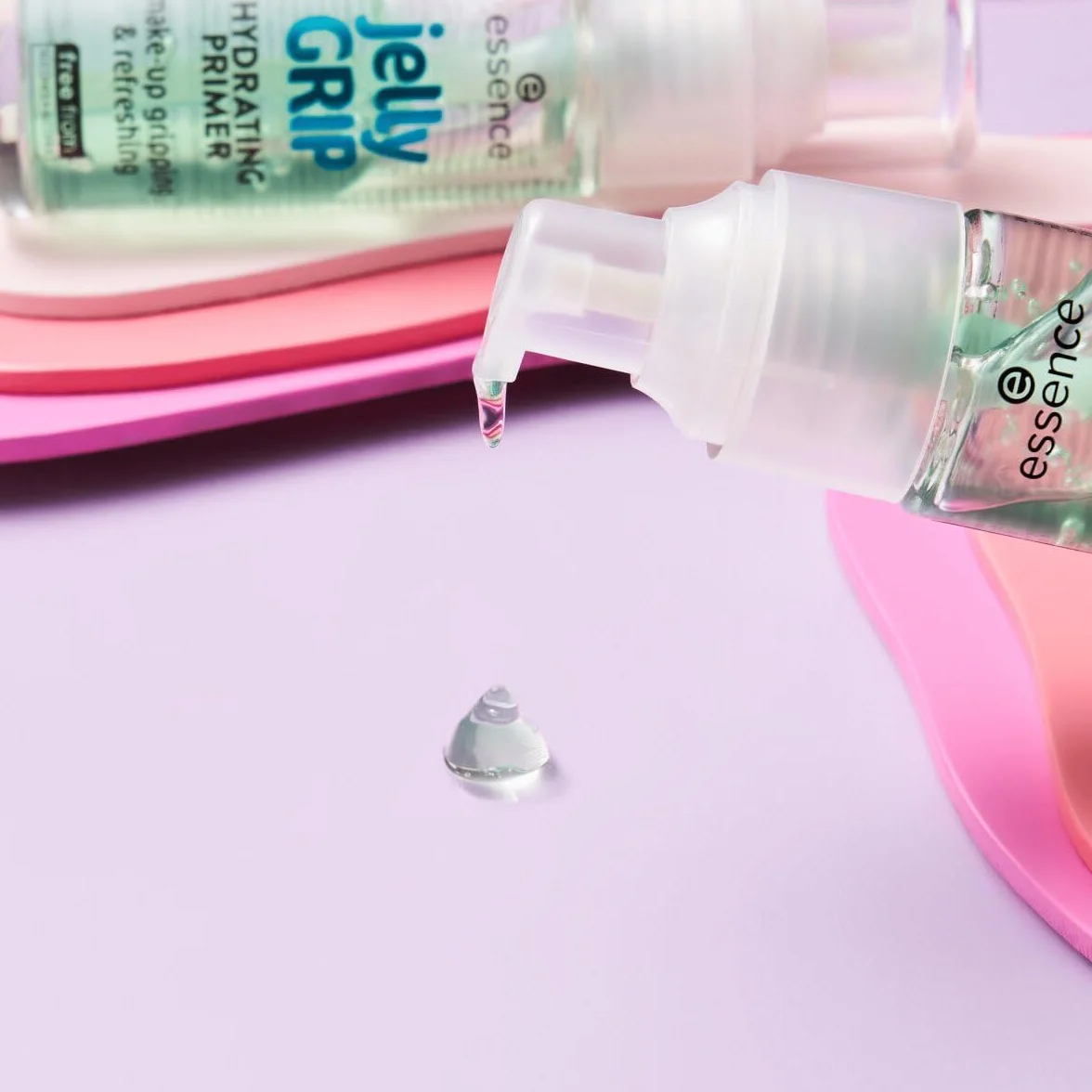 essence Żelowa baza pod makijaż jelly GRIP, nawilżanie, wygładzanie, podkład, naturalny, przeświecający (29ml)