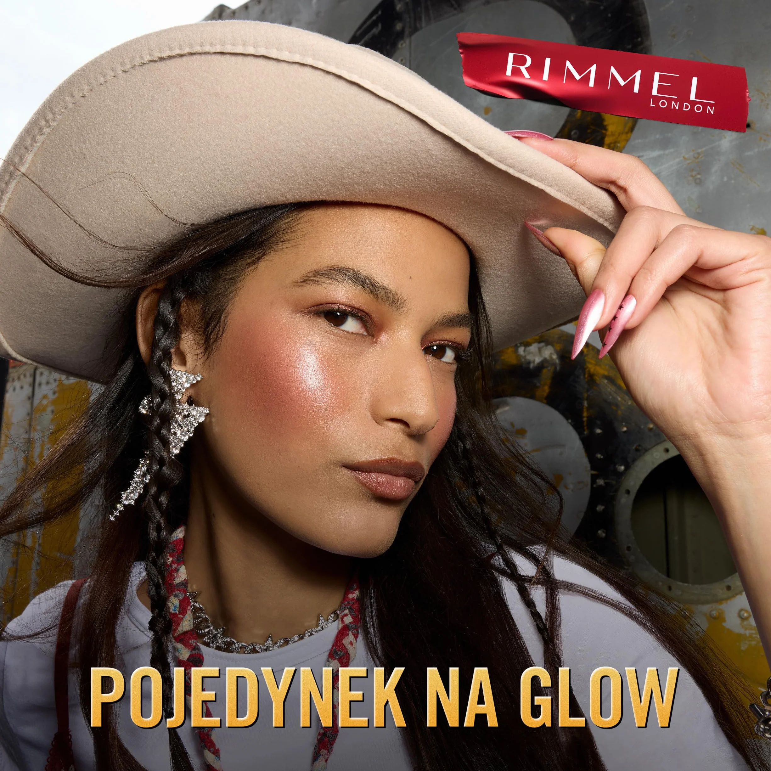 Rimmel Multi Tasker Turbocharged Glow rozświetlacz do twarzy w płynie, 005 Iconic as Usual, 10 ml