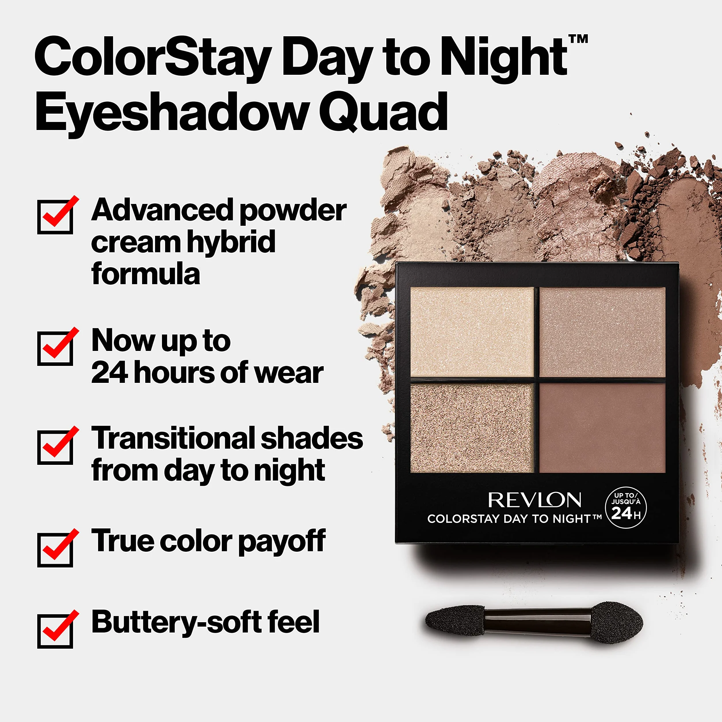 Revlon Colorstay 16 Hour Cień do Powiek, 530 Seductive, 4.8 g