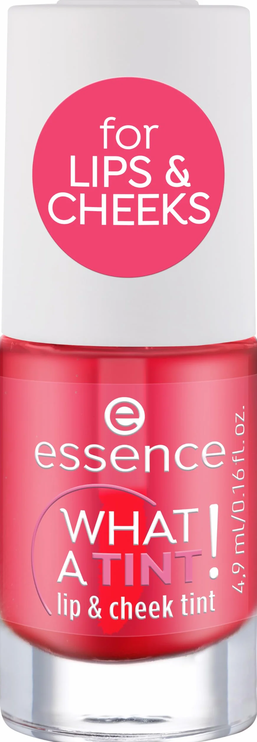 essence Tint do ust i policzków WHAT A TINT!, długotrwały, natychmiastowy wynik, naturalny (4.9ml)