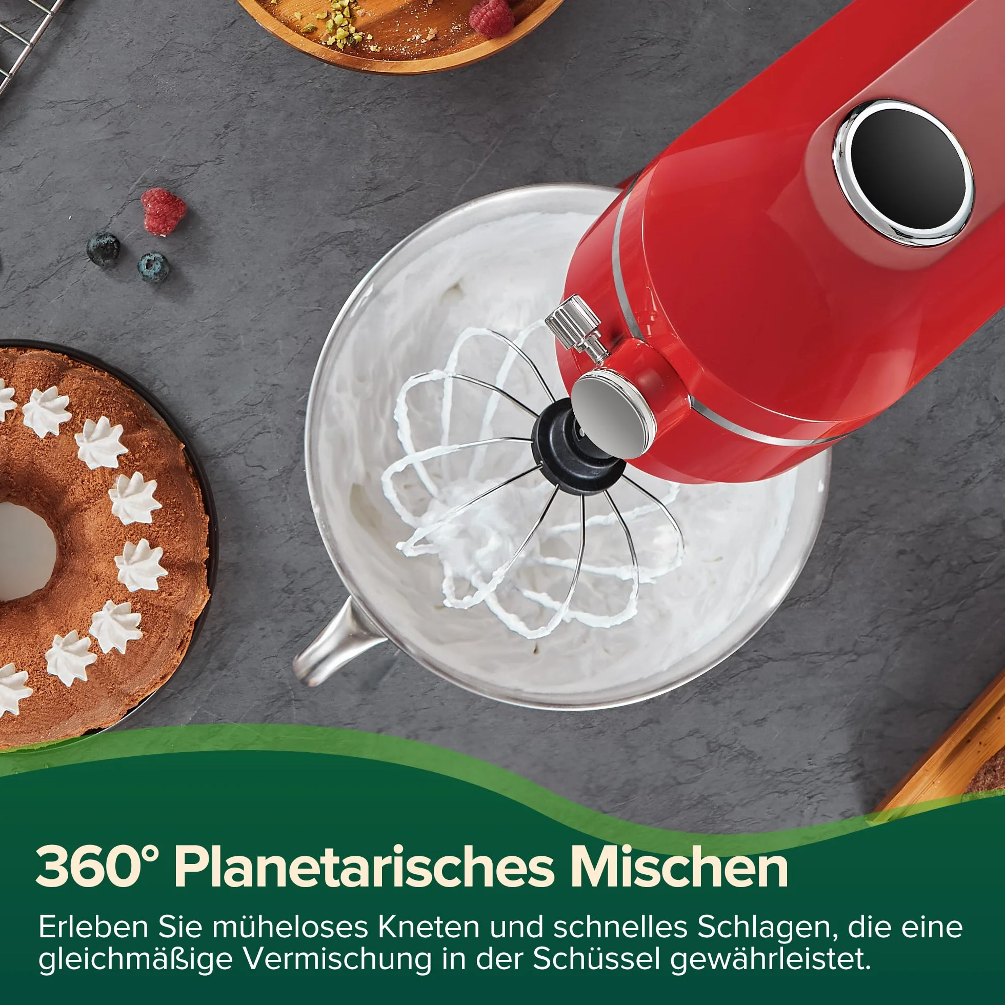 Chefree Robot Kuchenny 1800W 7L 10 Biegów M500 Czerwony