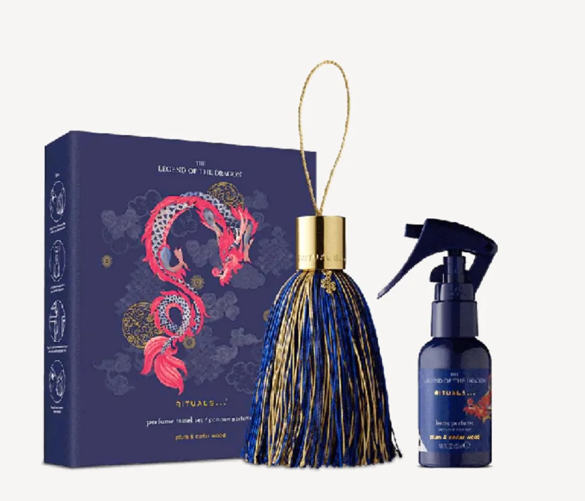 Rituals Prywatna kolekcja The Legend of Dragon zestaw perfum z frędzlami w sprayu 50 ml zestaw upominkowy