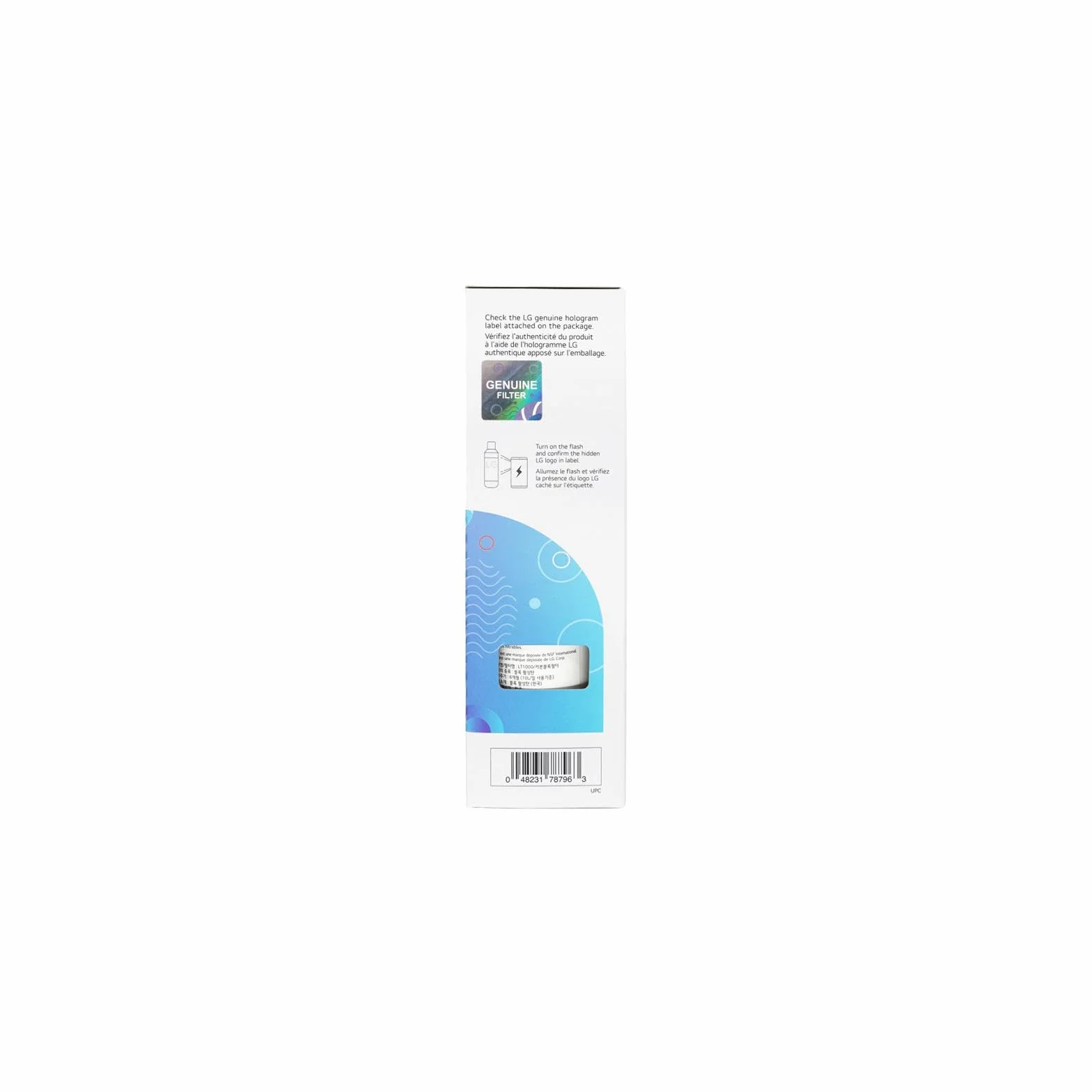 LG LT1000P - zamiennik filtra wody do lodówki o pojemności 6 miesięcy/200 galonów (NSF42, NSF53 i NSF401*) ADQ74793501, ADQ75795105 lub AGF80300704