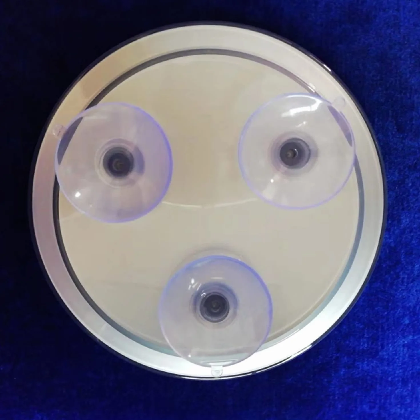 LATRAT Lustro powiększające 20 x 3 x przyssawki, lusterko zbliżone do precyzyjnych szczegółów makijażu, super powiększenie 15 cm okrągłe wklęsłe lustro
