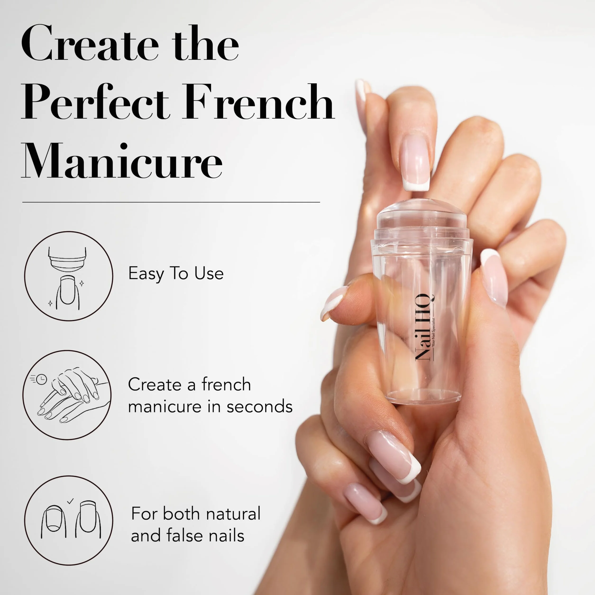 Nail HQ Francuski stempel do manicure