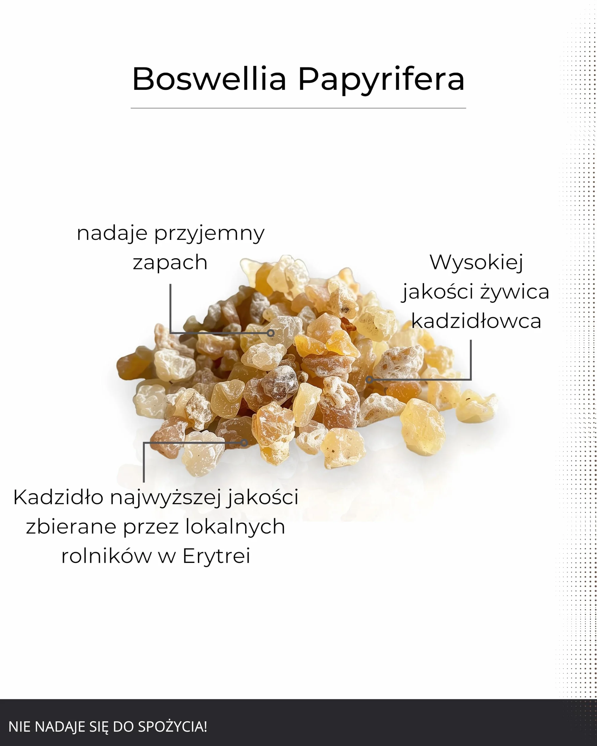 Żywica Naturalna Boswellia Papyrifera 50 g Kadzidło Olibanum Kościelne