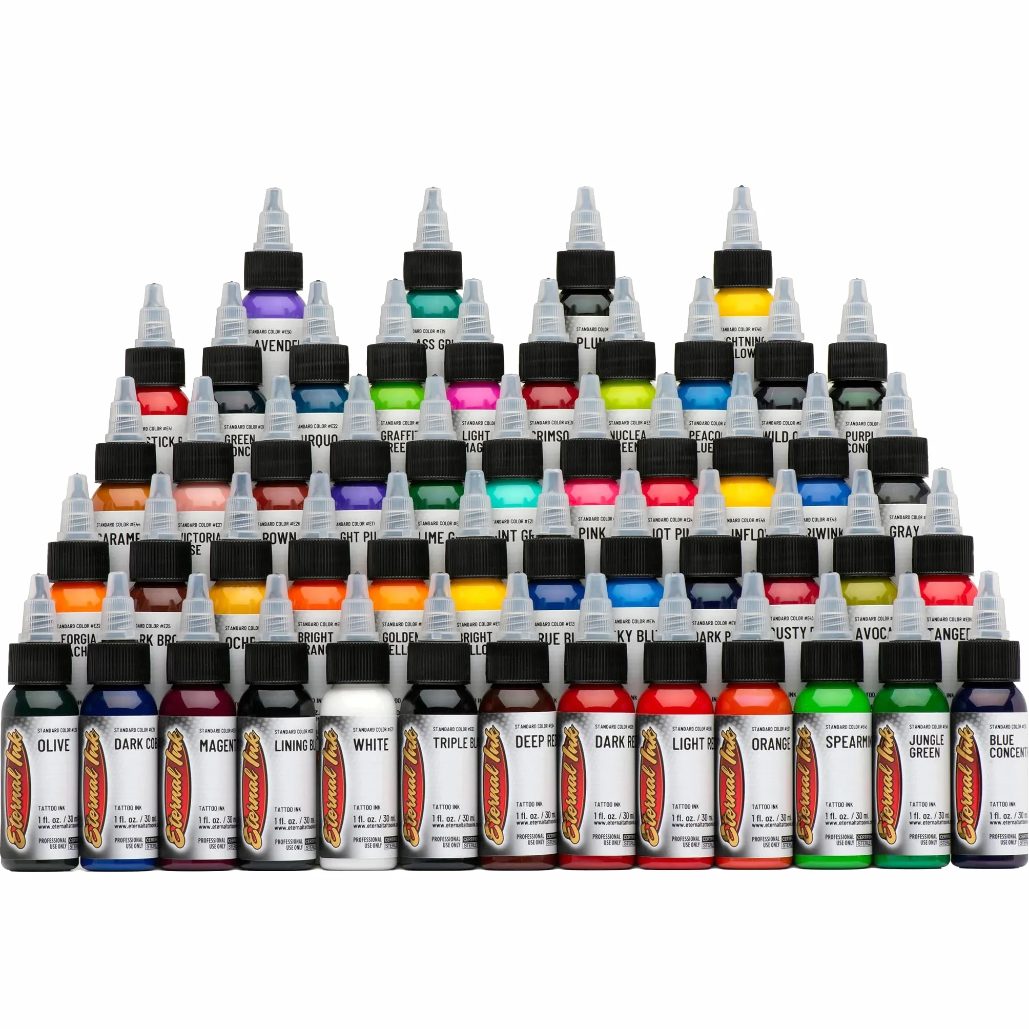 Profesjonalny tusz do tatuażu - Eternal ink - Lining Black 30 ml (czarny dla linii). Oryginalny tusz (Made in USA)