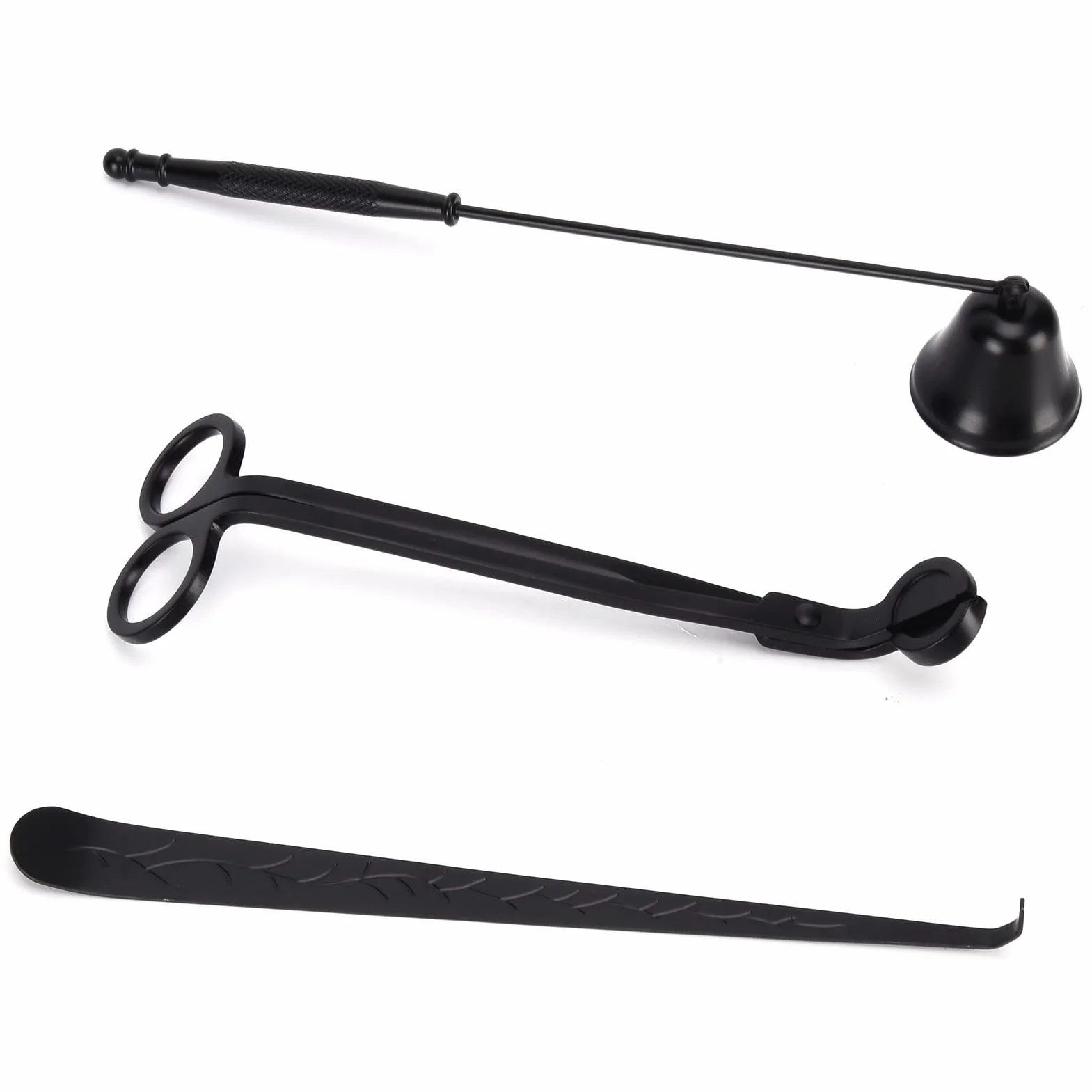 Havdalah Candle Snuffer Czarny Zestaw Akcesoriów